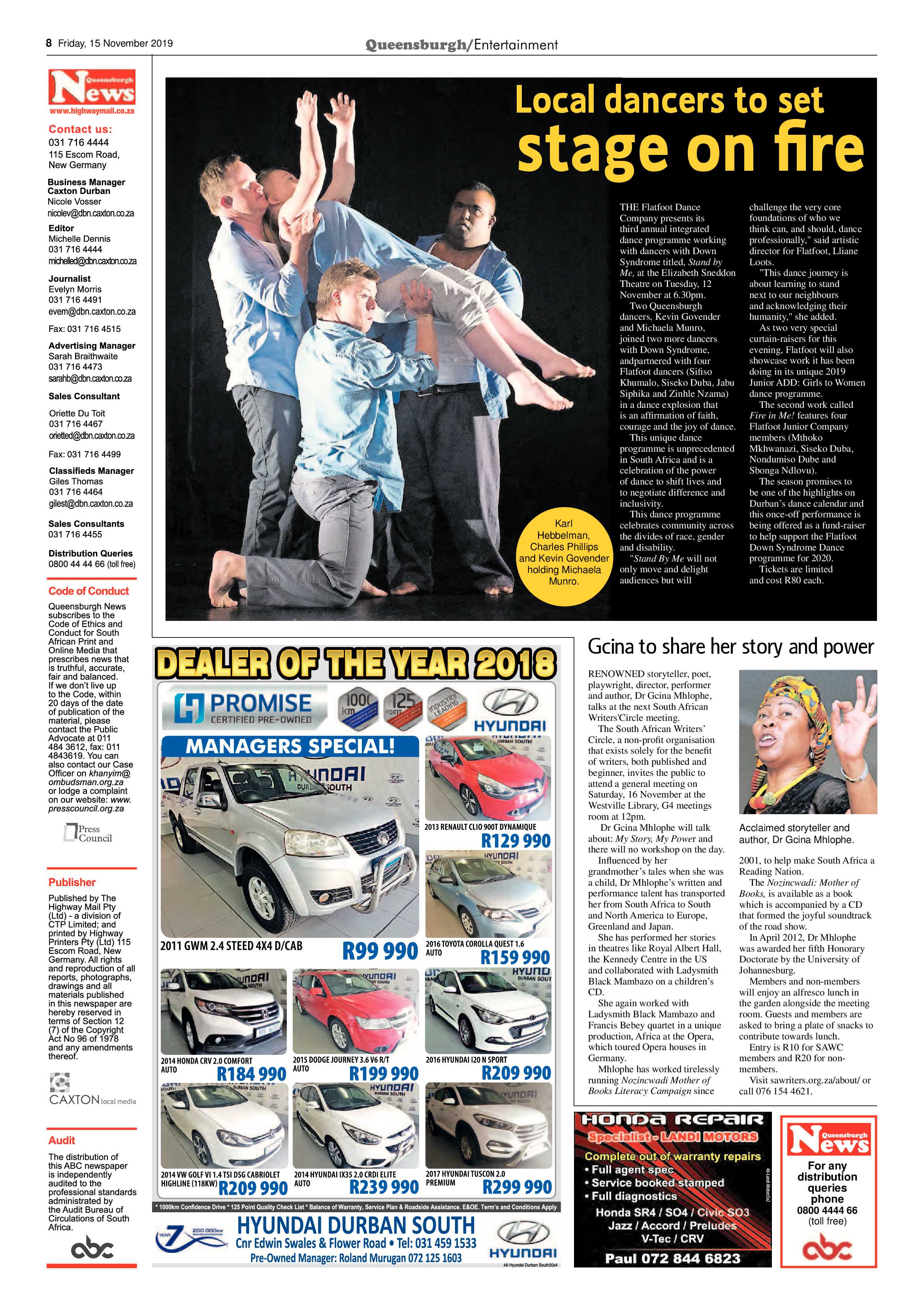 Queensburgh News 15 November 2019 page 8