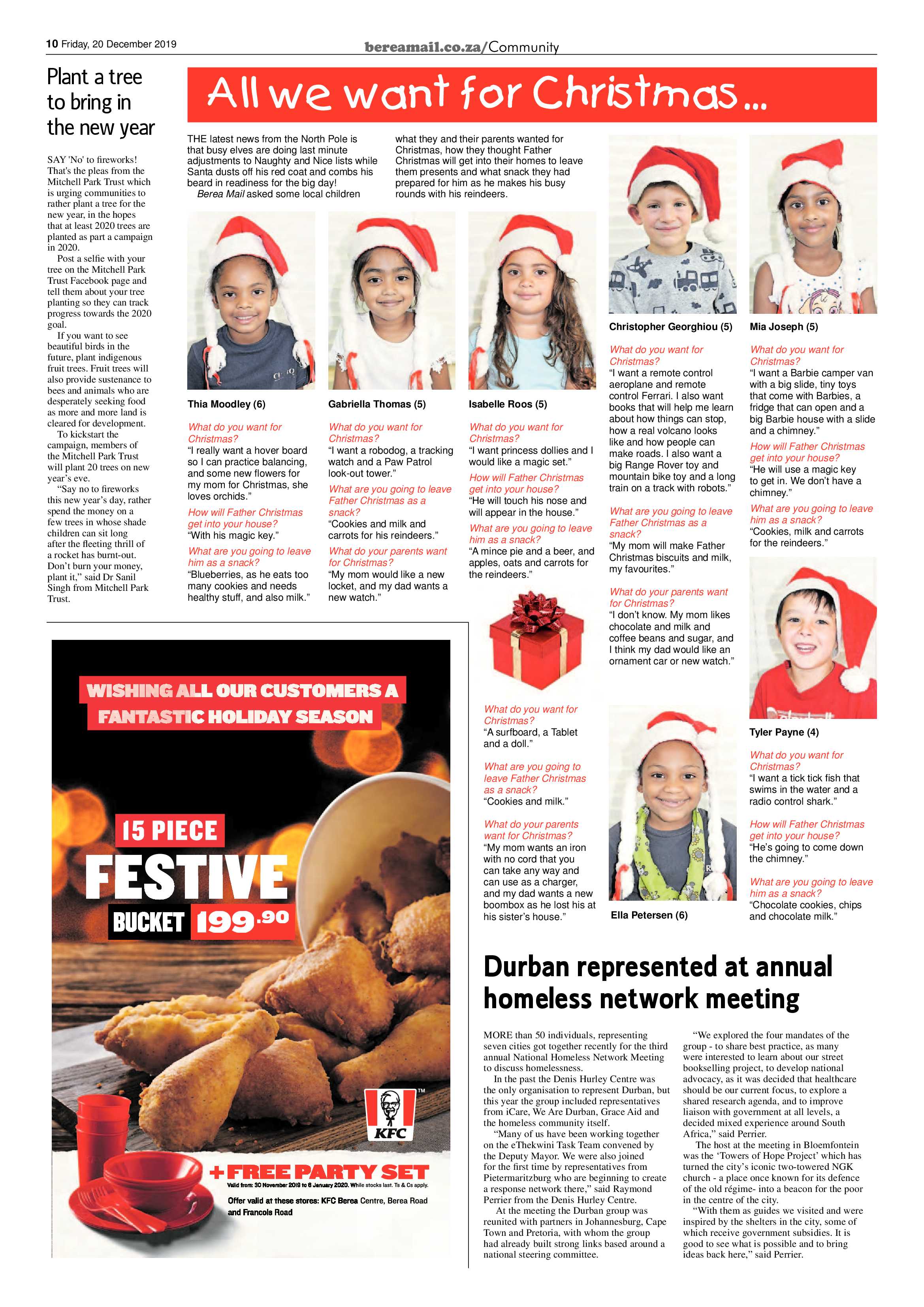 Berea Mail 20 December 2019 page 10