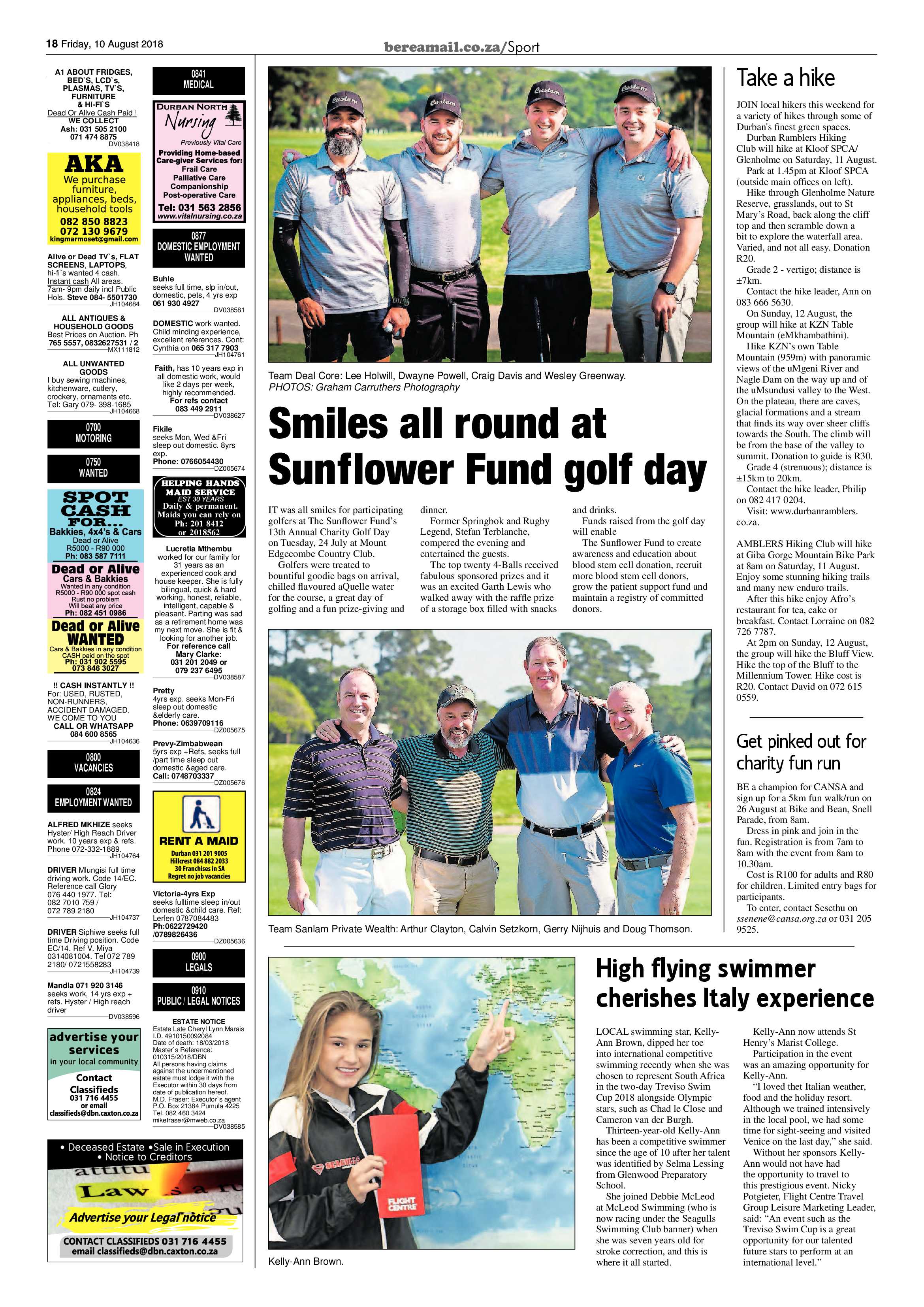 Berea Mail 10 August 2018 page 18