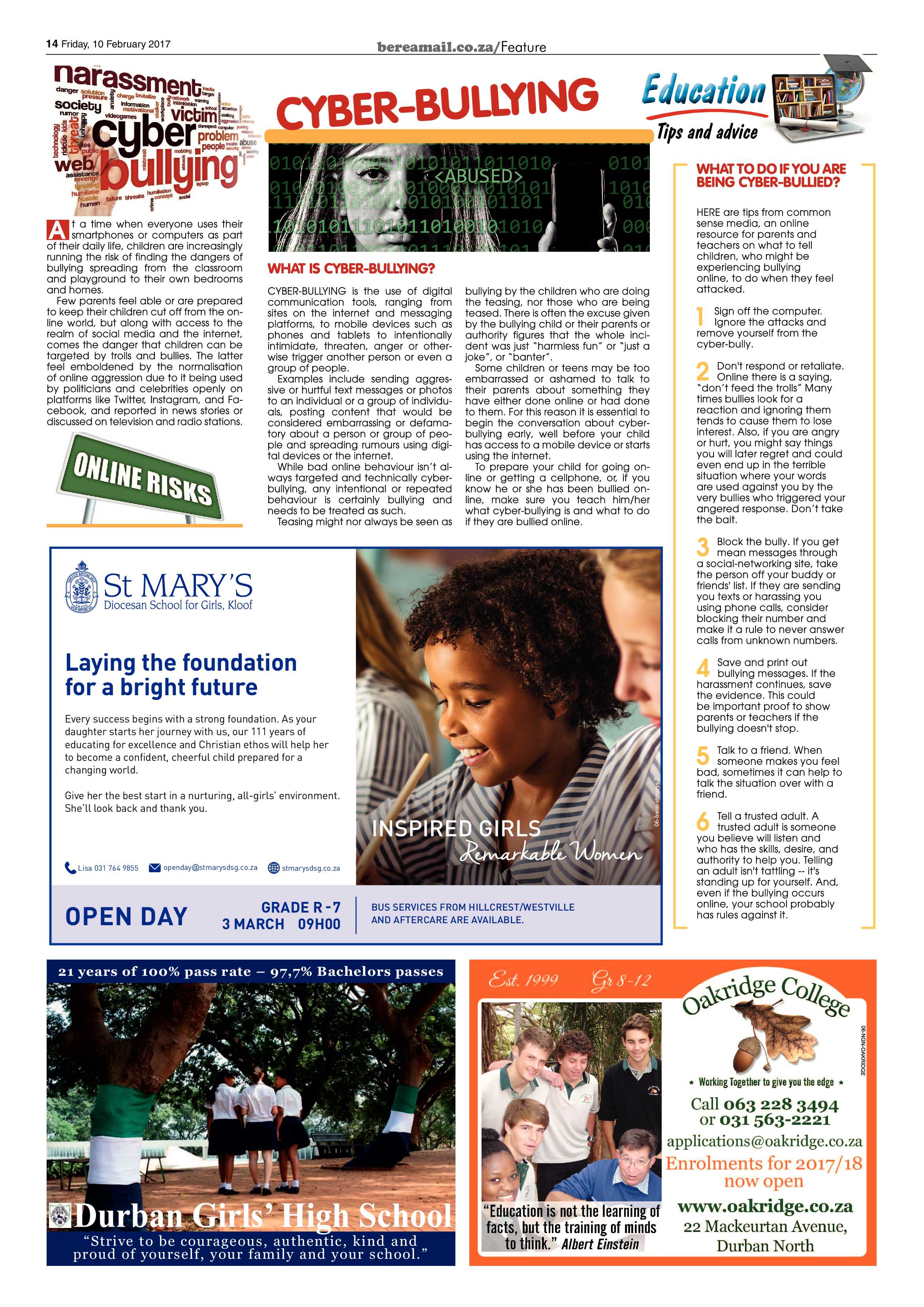 Berea Mail 10 February 2017 page 14
