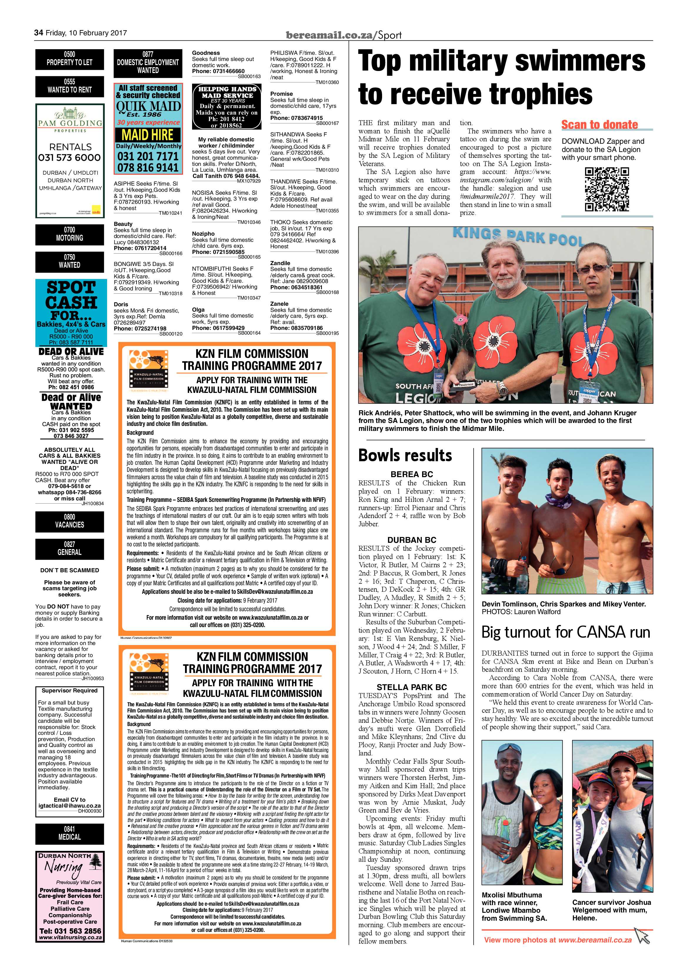 Berea Mail 10 February 2017 page 34