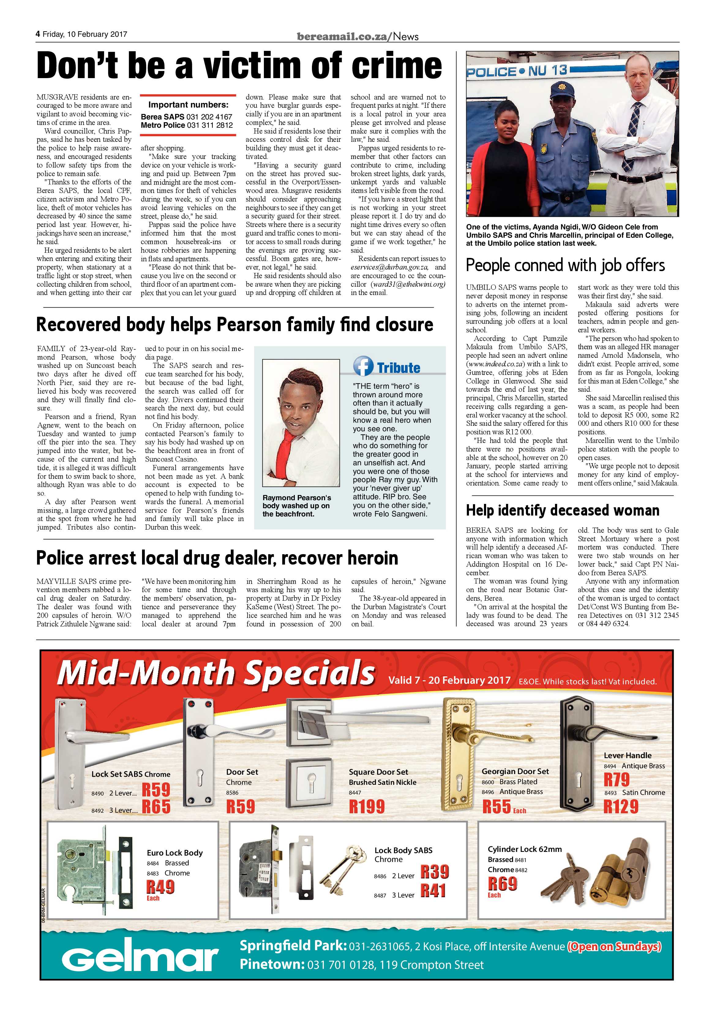 Berea Mail 10 February 2017 page 4
