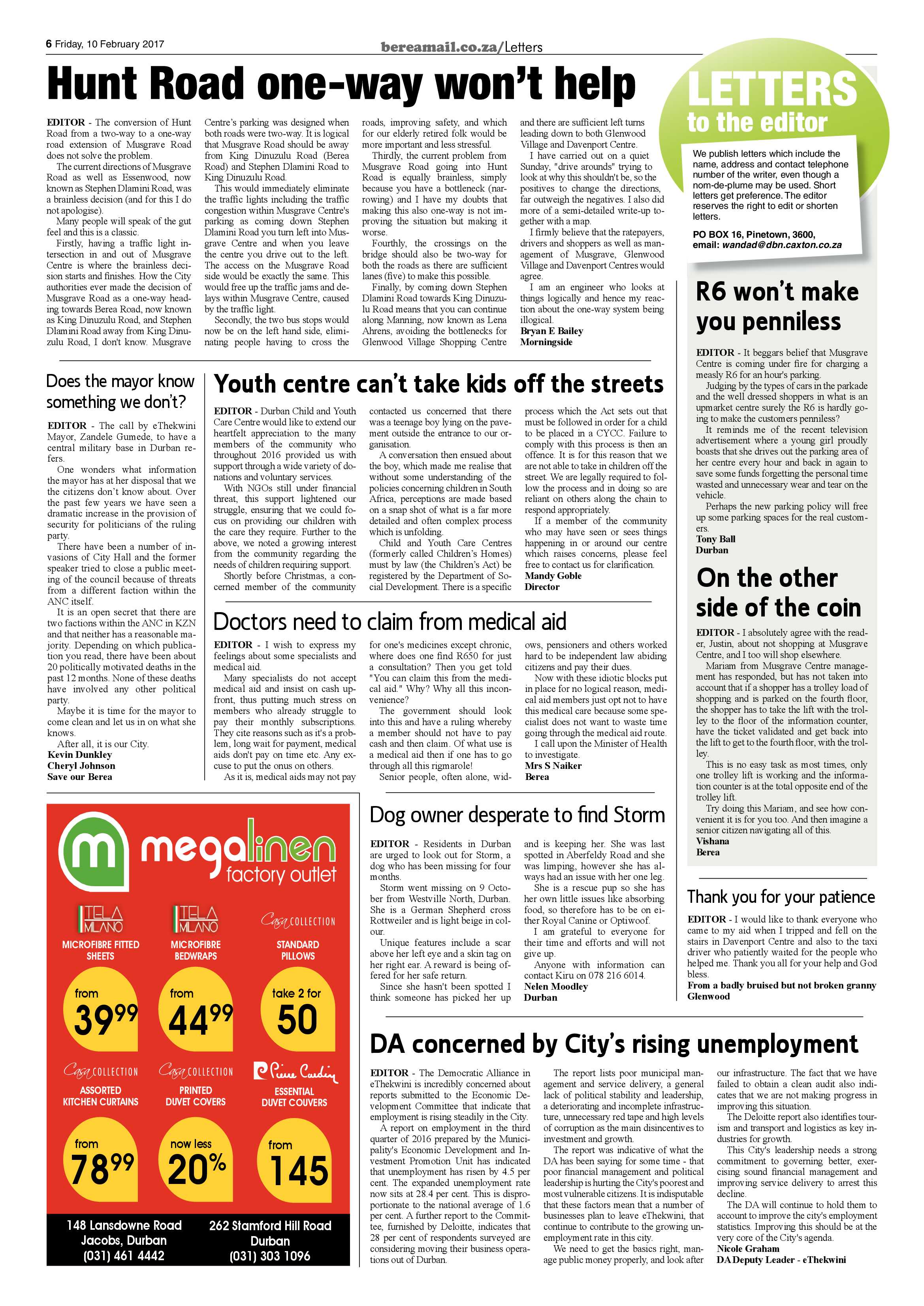 Berea Mail 10 February 2017 page 6