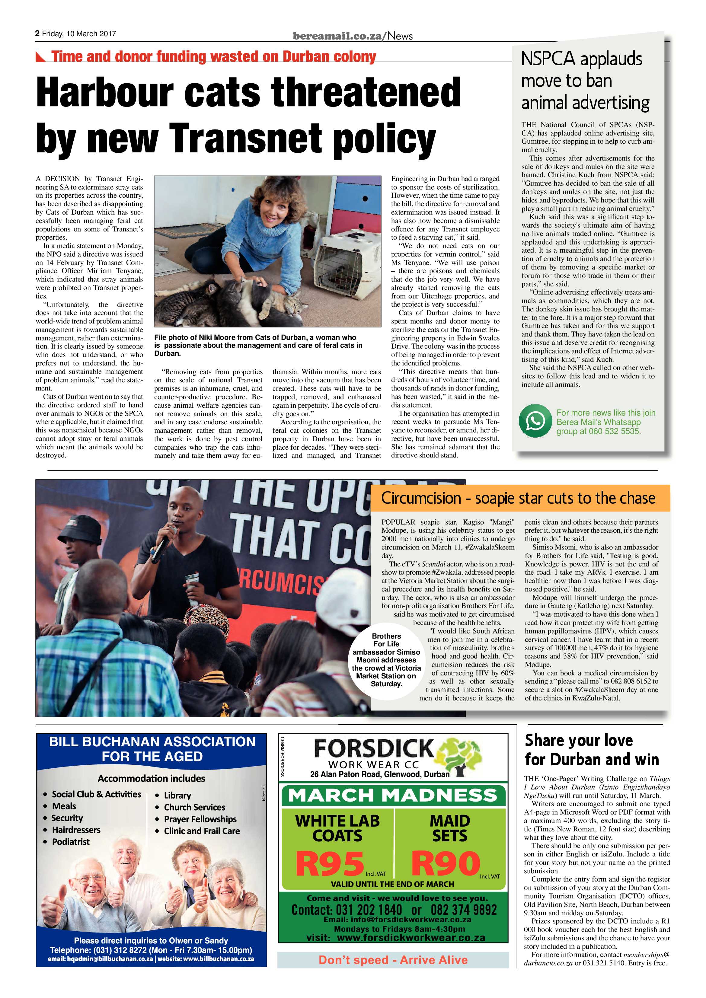 Berea Mail 10 March 2017 page 2