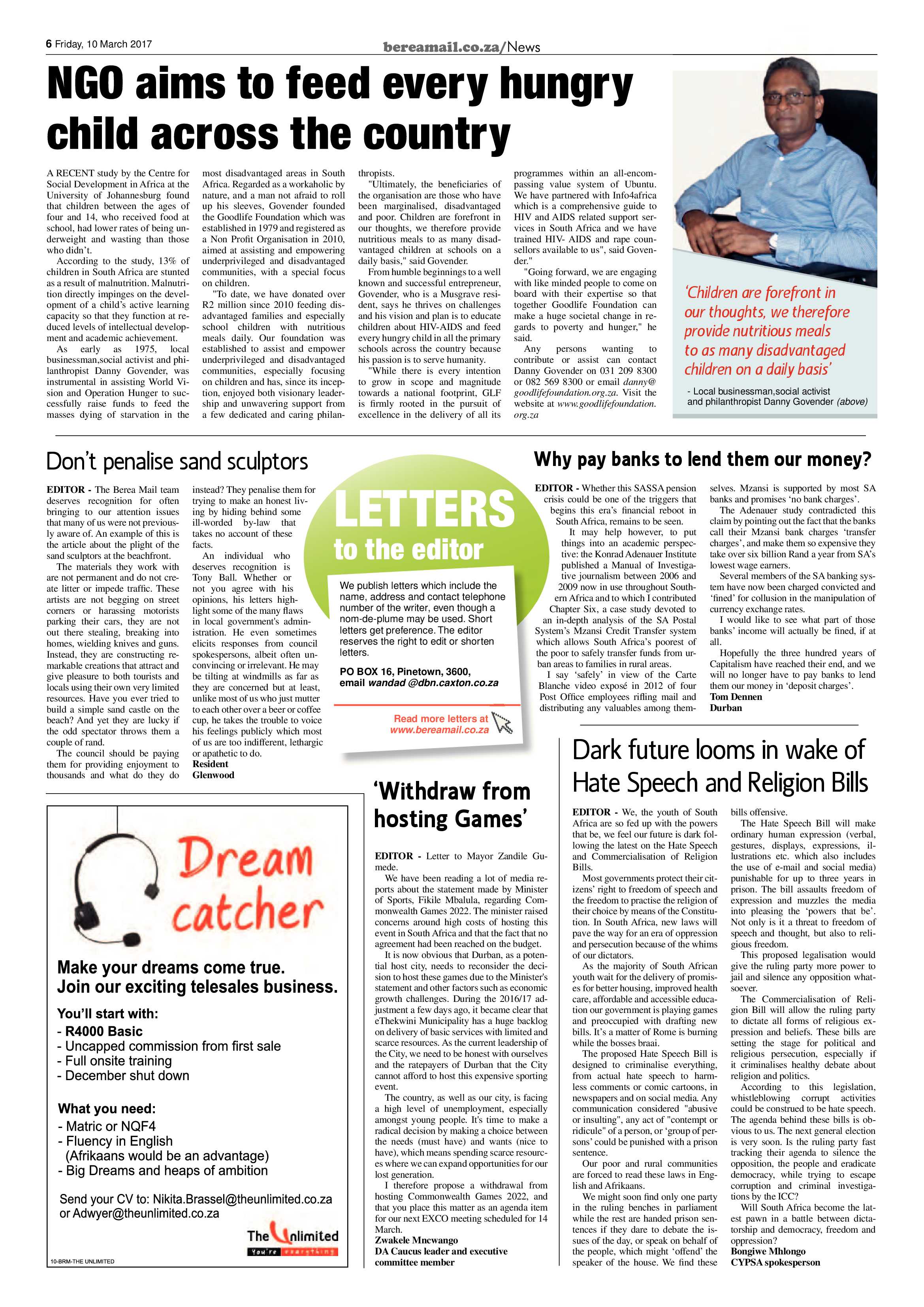 Berea Mail 10 March 2017 page 6