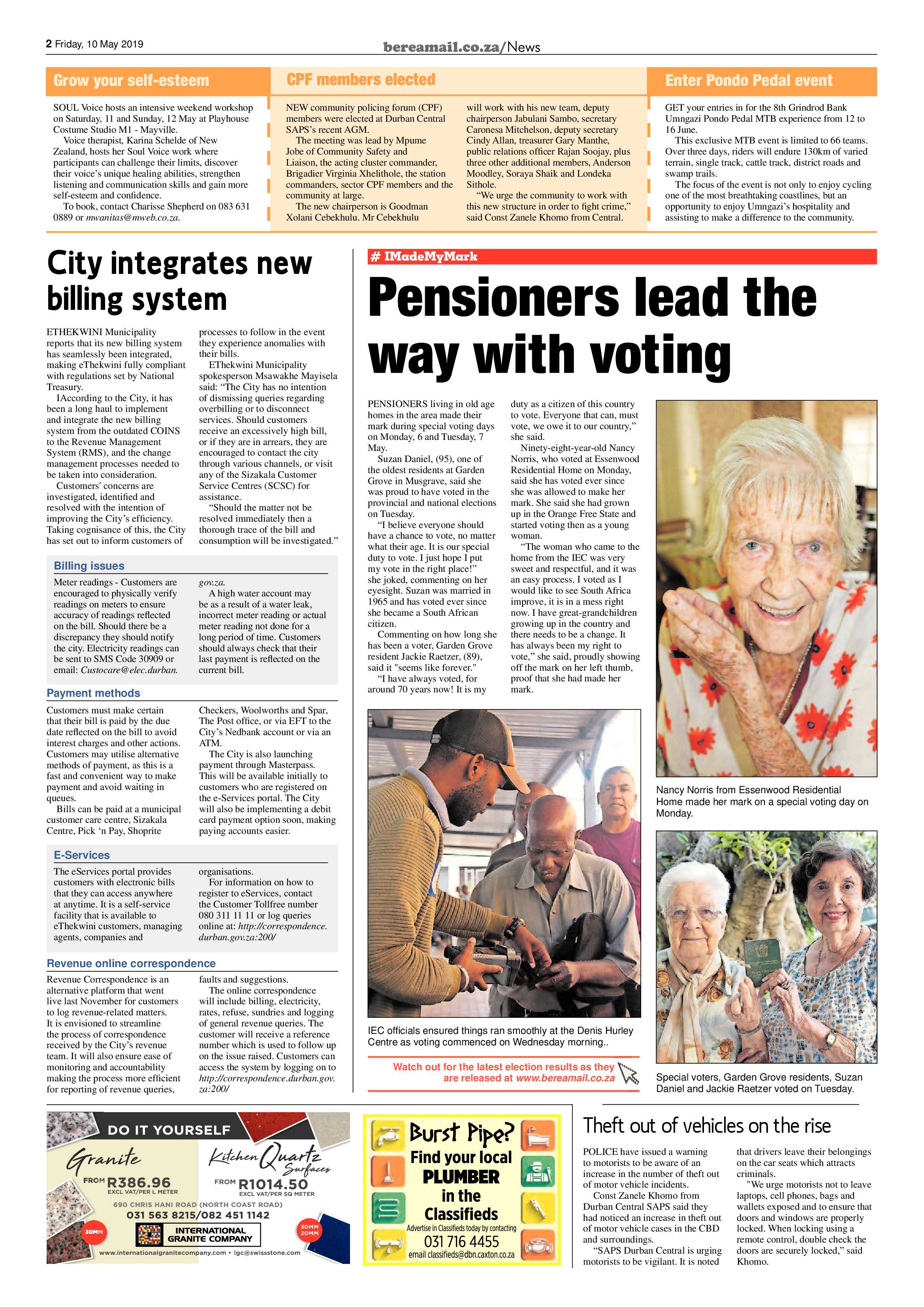 Berea Mail 10 May 2019 page 2