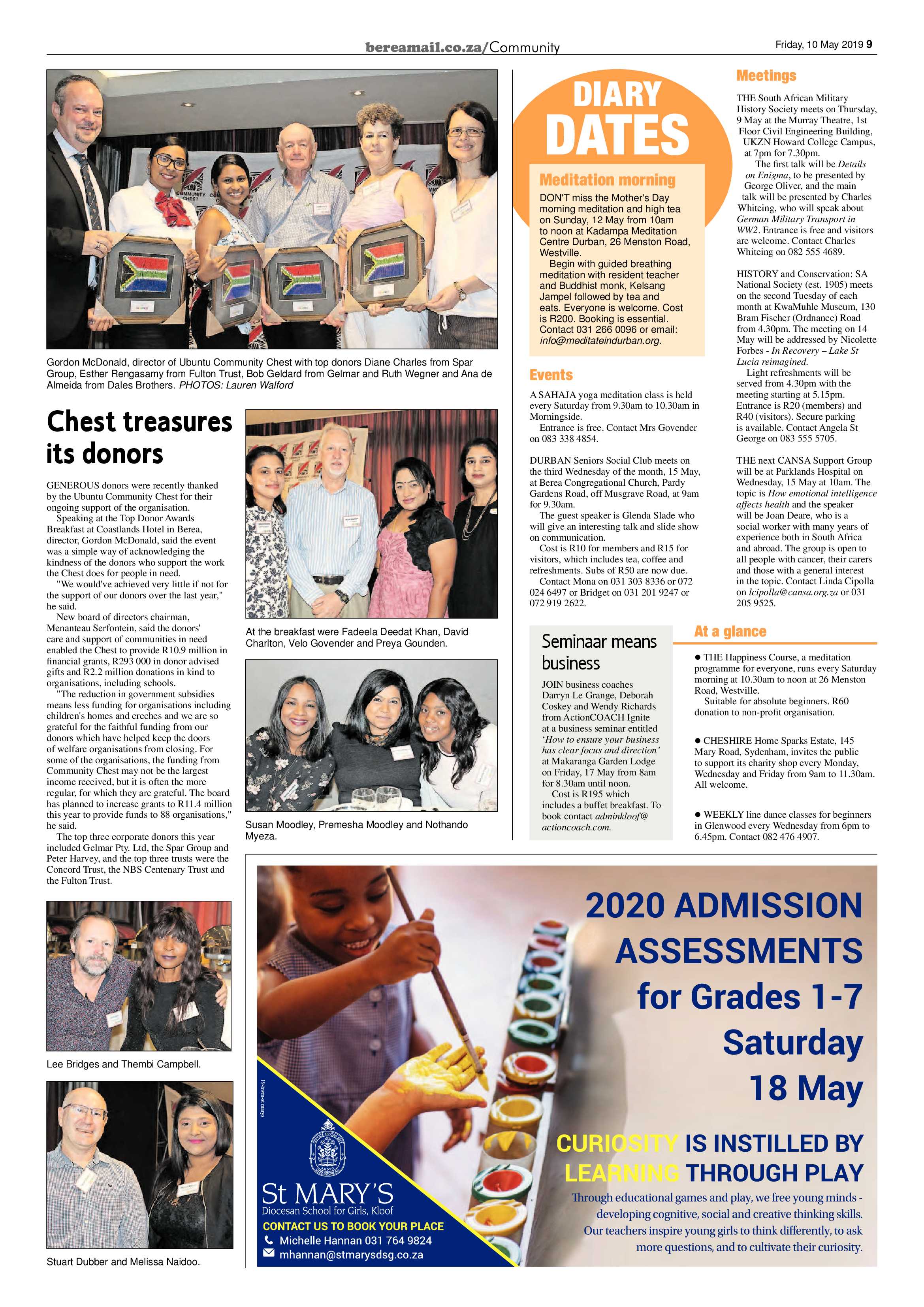 Berea Mail 10 May 2019 page 9