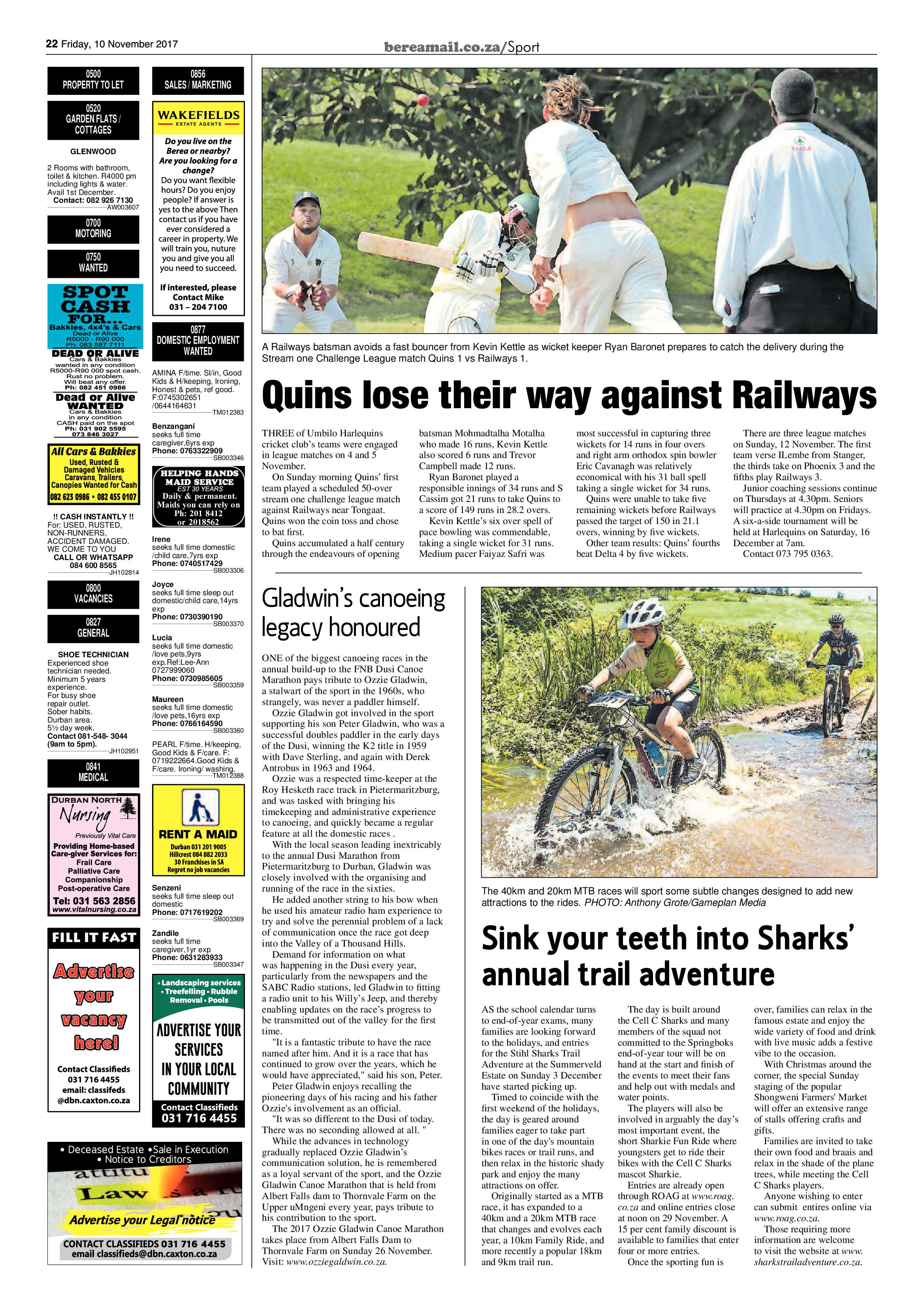 Berea Mail 10 November 2017 page 22