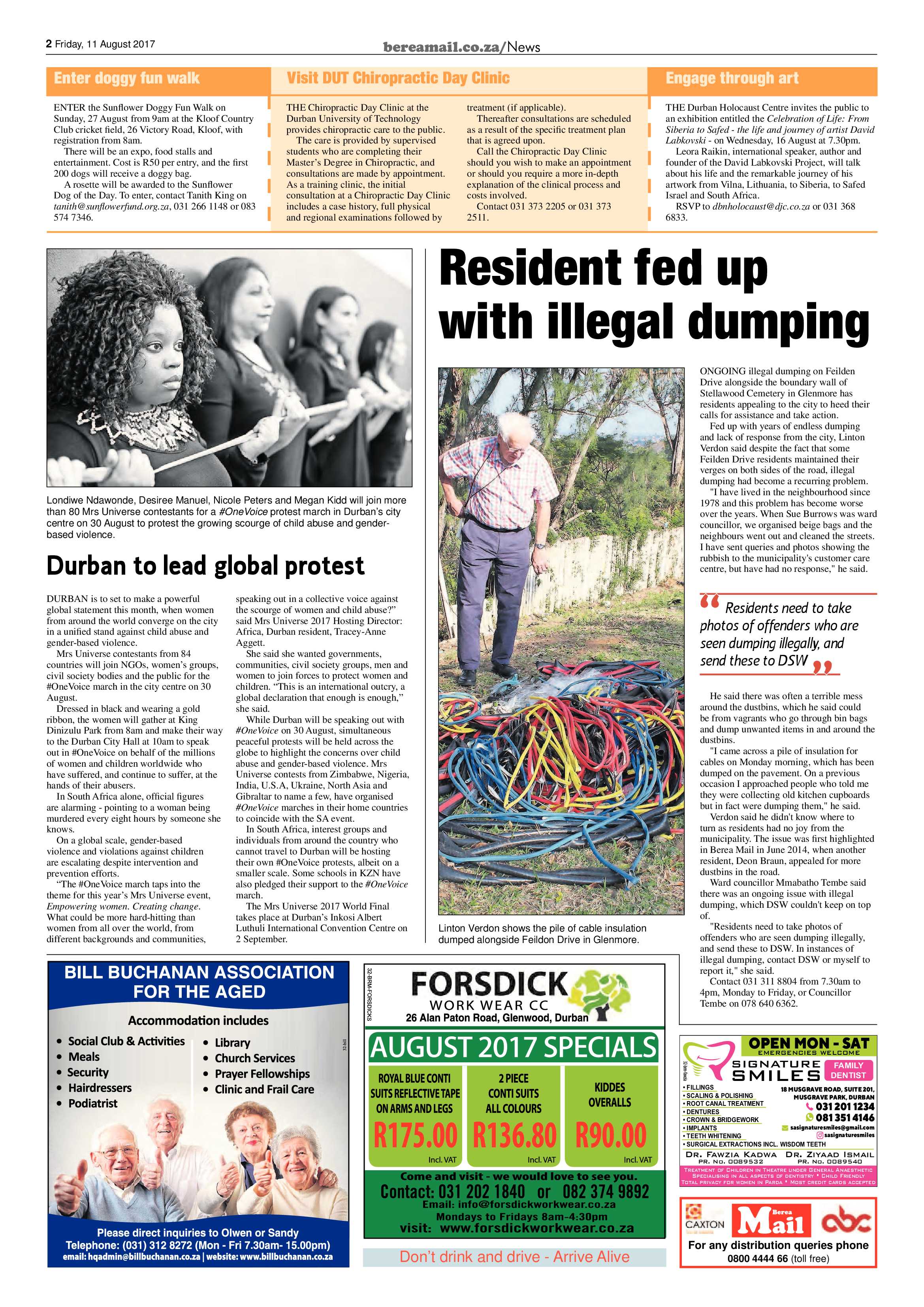 Berea Mail 11 August 2017 page 2