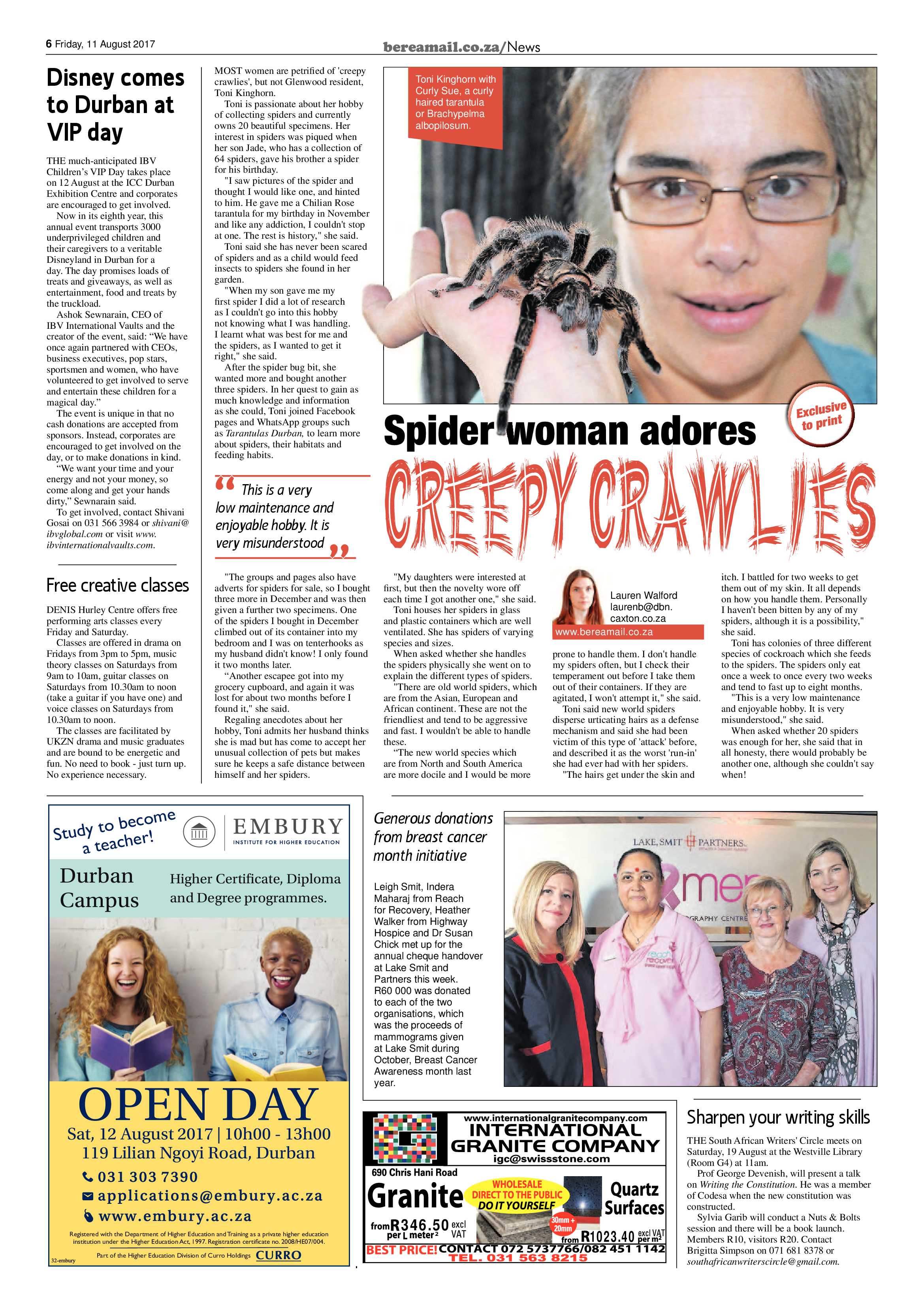 Berea Mail 11 August 2017 page 6