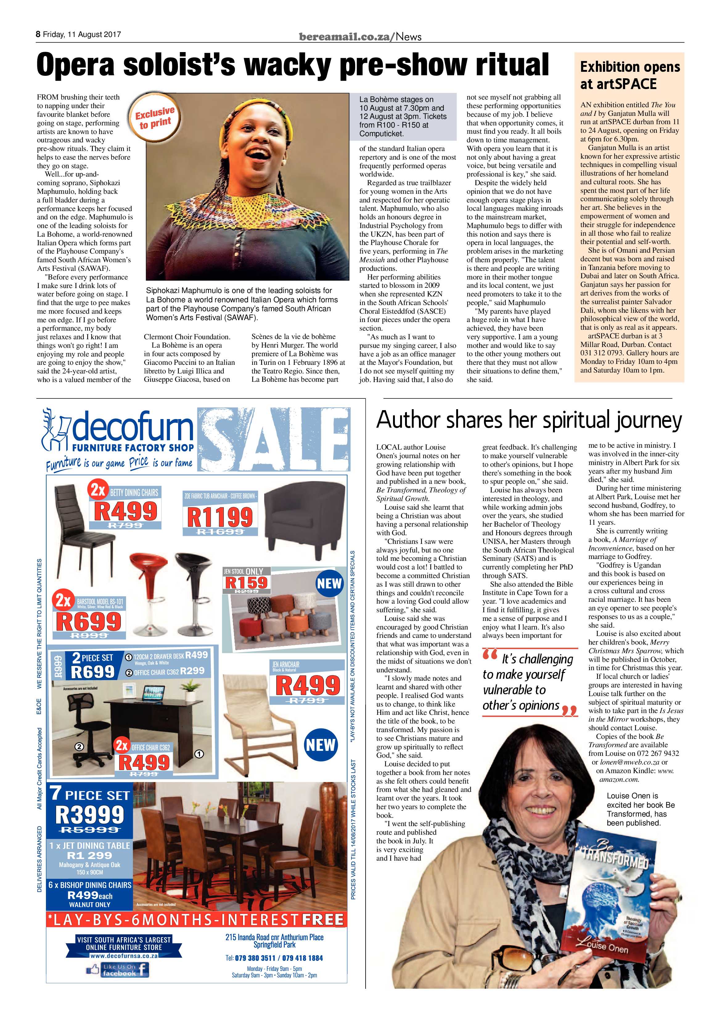 Berea Mail 11 August 2017 page 8