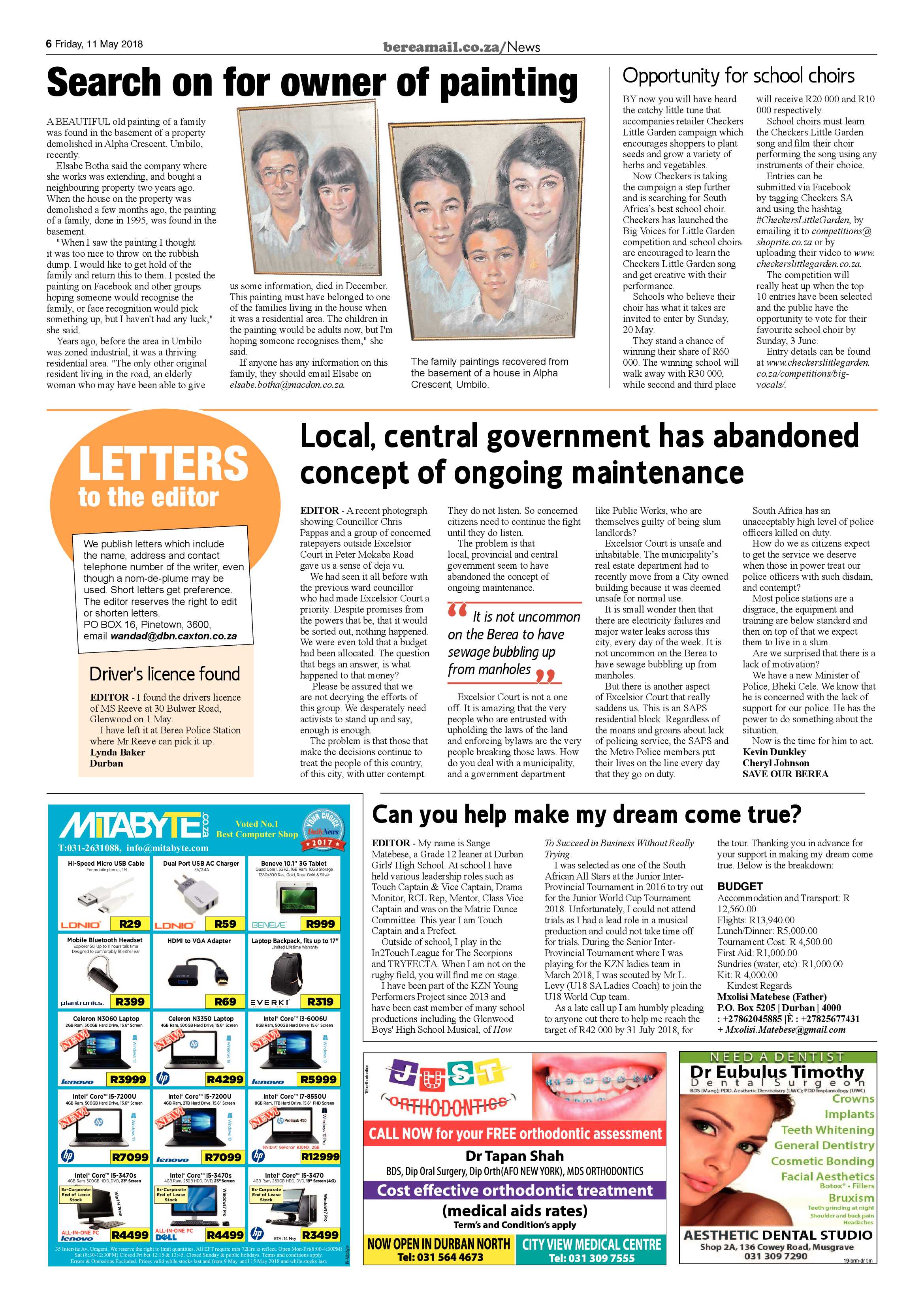 Berea Mail 11 May 2018 page 6