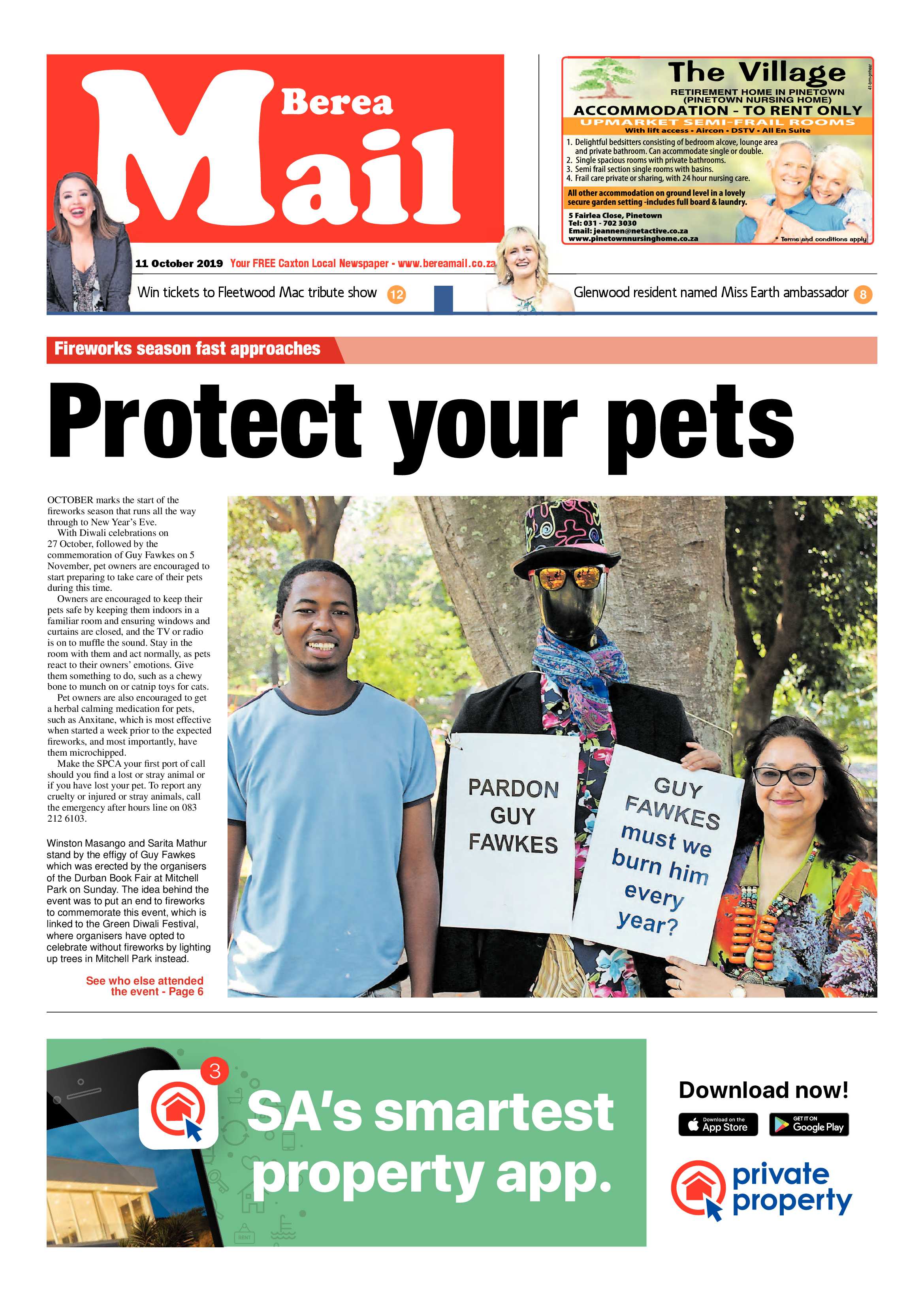 Berea Mail 11 October 2019 page 1