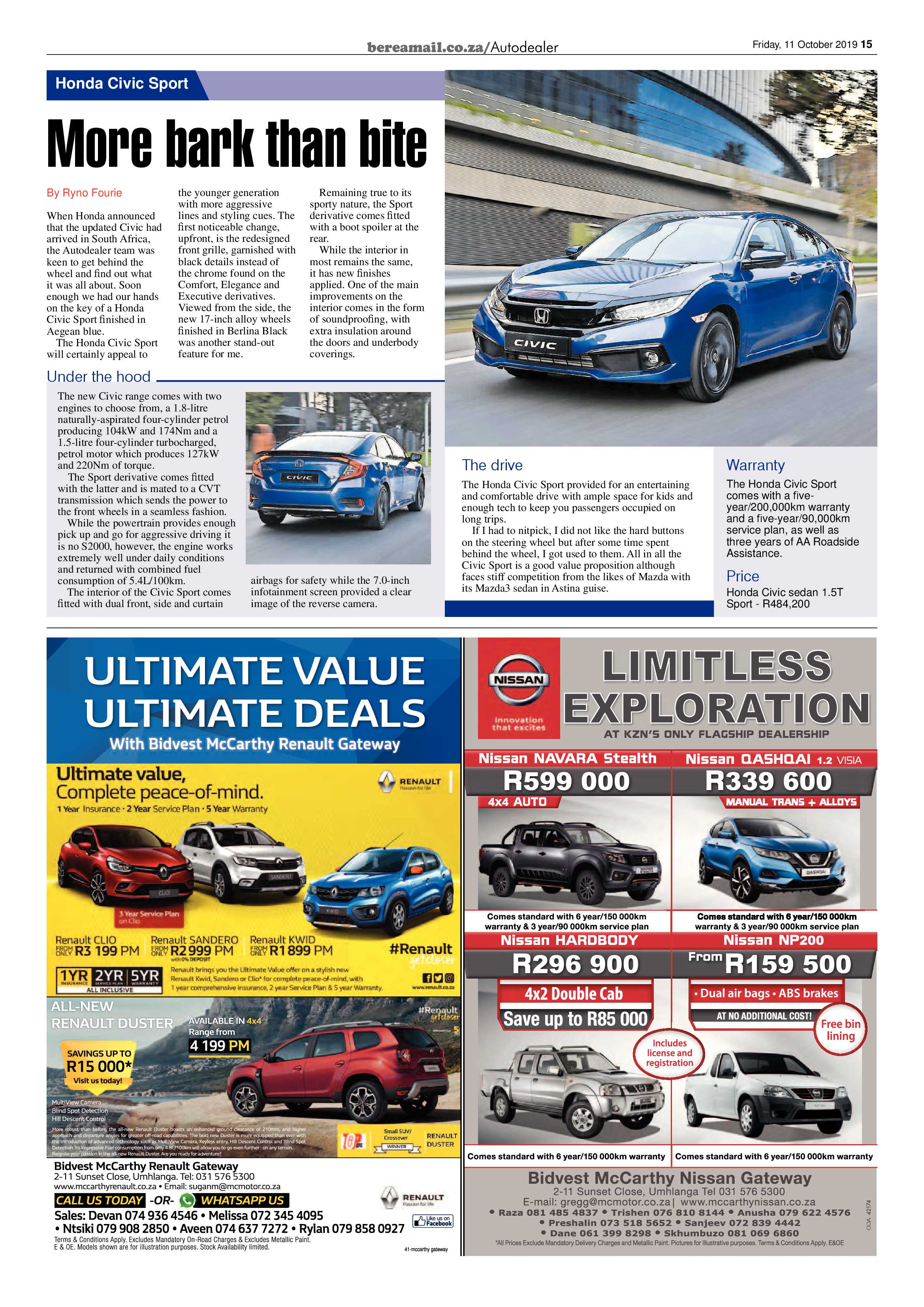 Berea Mail 11 October 2019 page 15