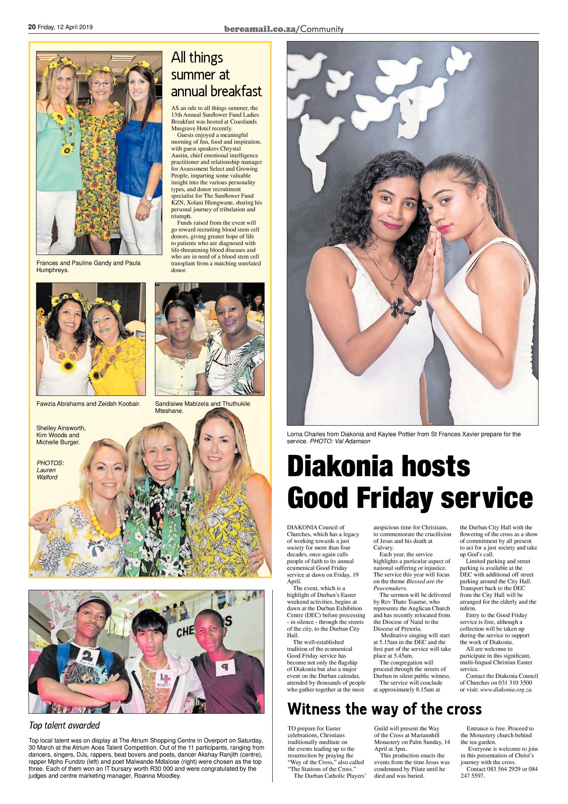 Berea Mail 12 April 2019 page 20