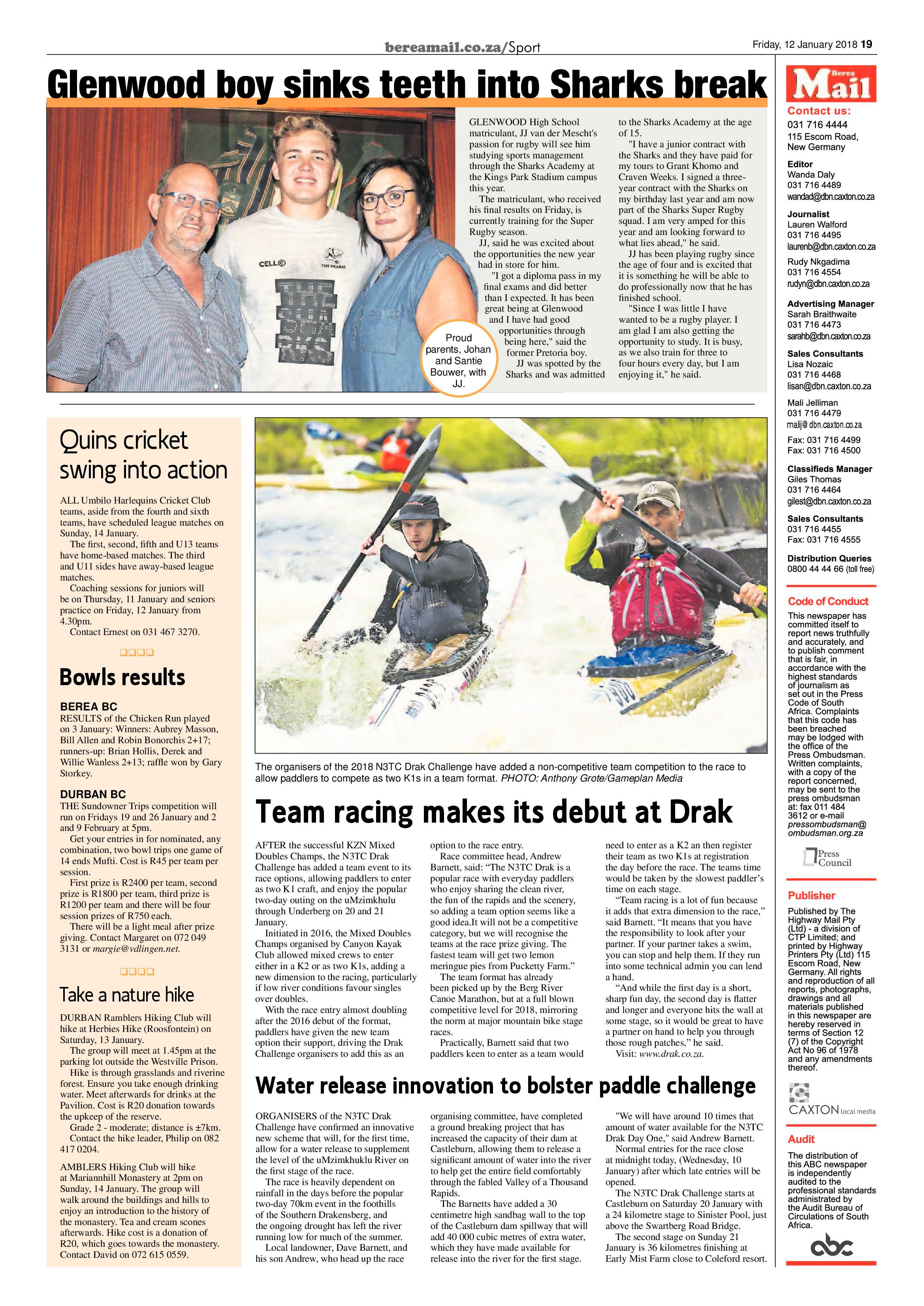 Berea Mail 12 January 2017 page 19