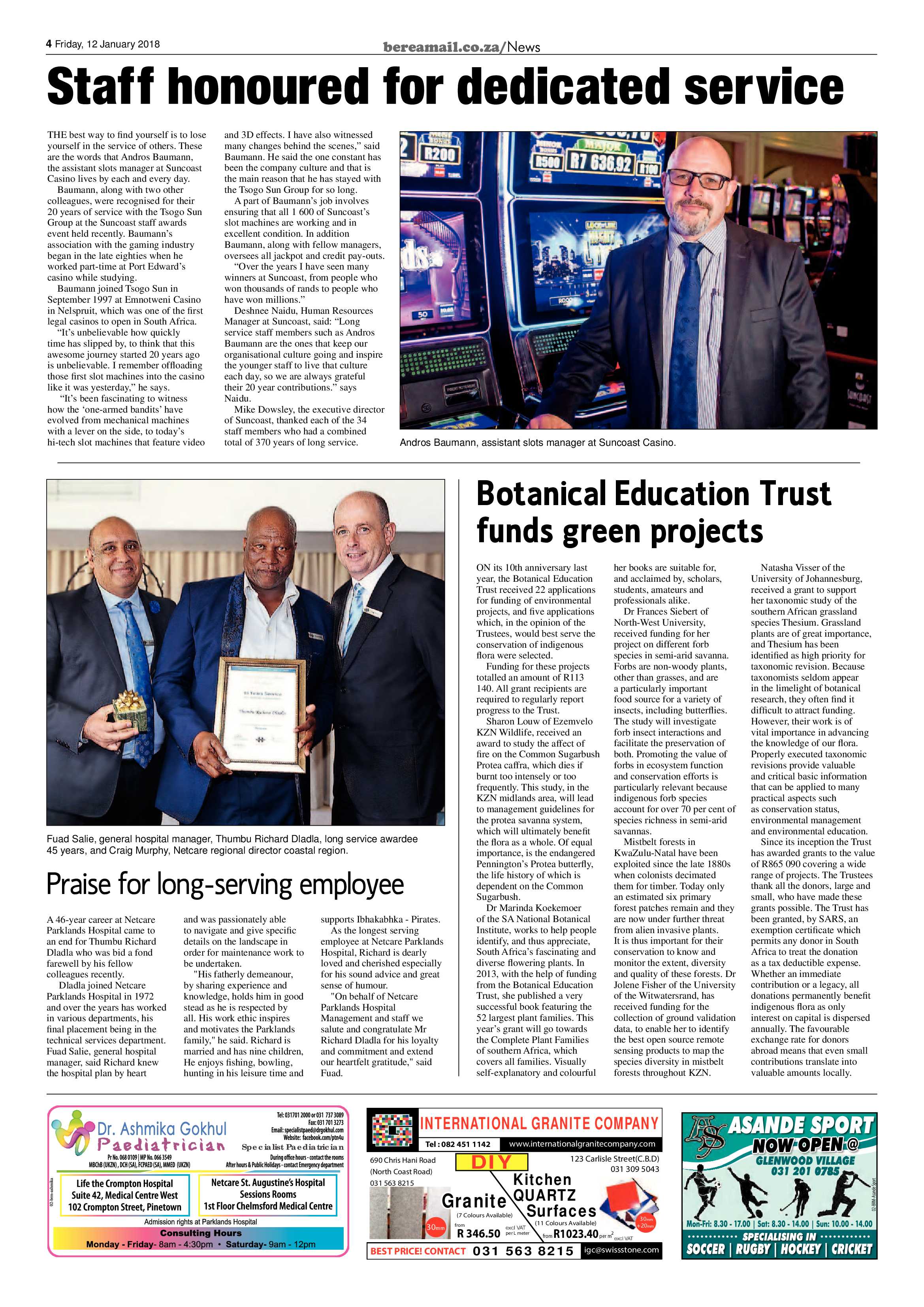 Berea Mail 12 January 2017 page 4