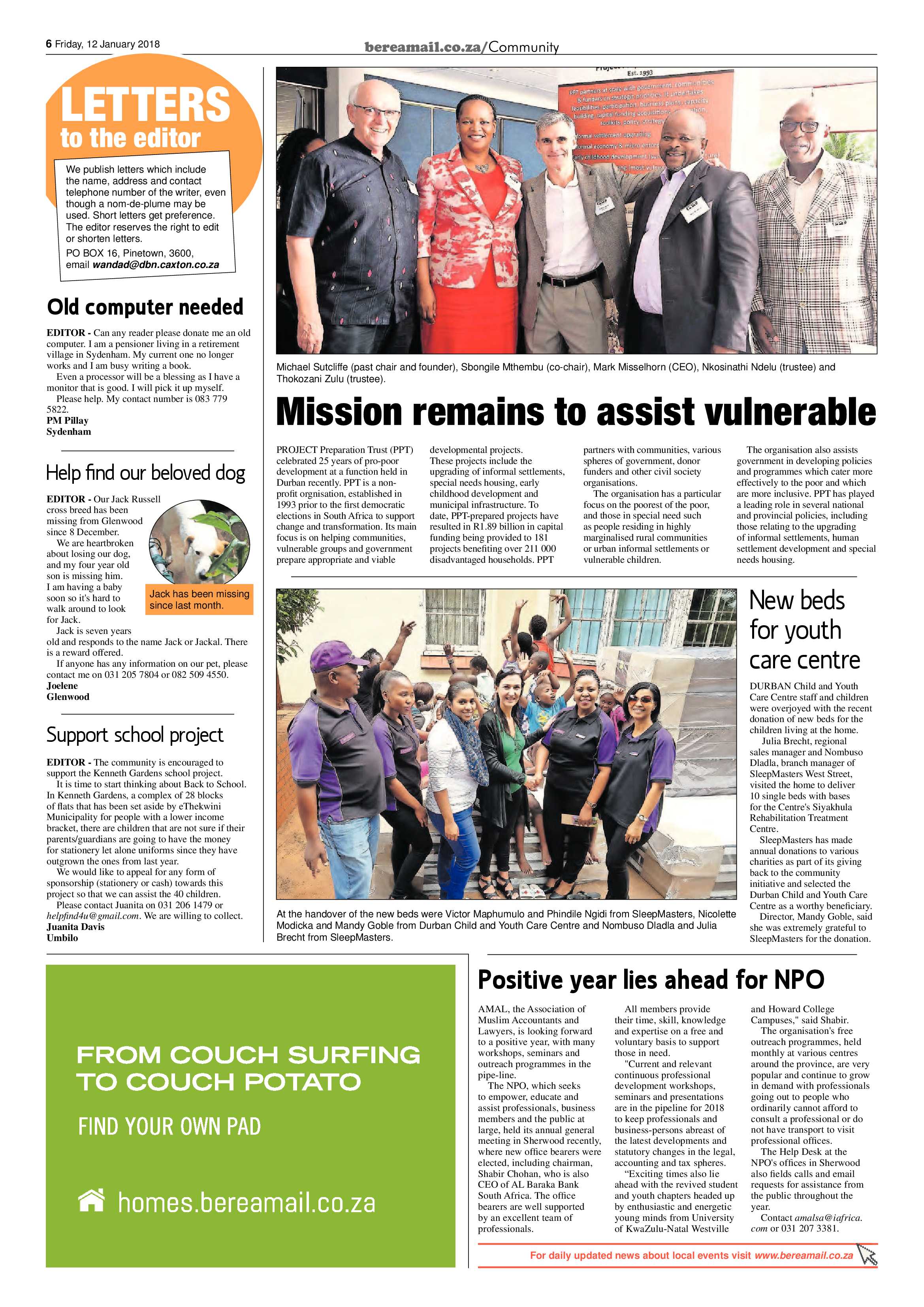 Berea Mail 12 January 2017 page 6