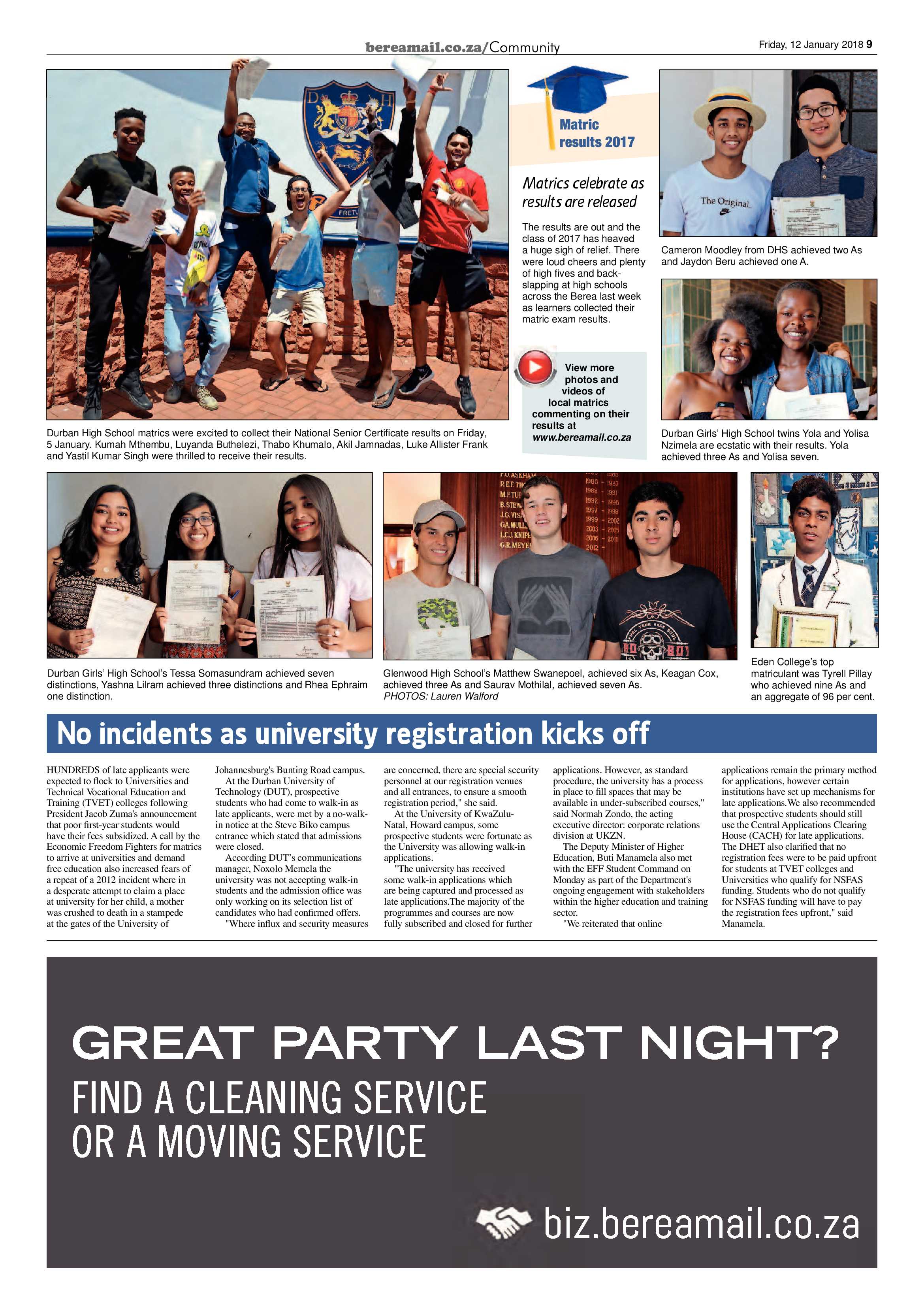 Berea Mail 12 January 2017 page 9