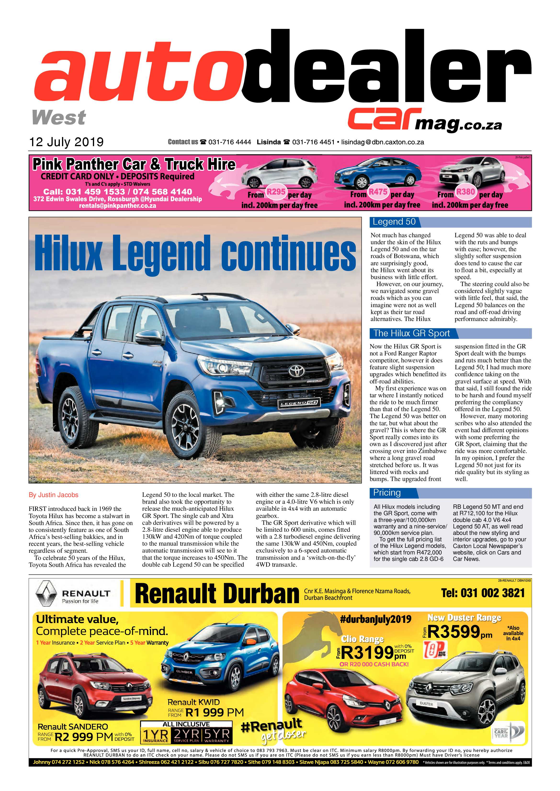 Berea Mail 12 July 2019 page 14