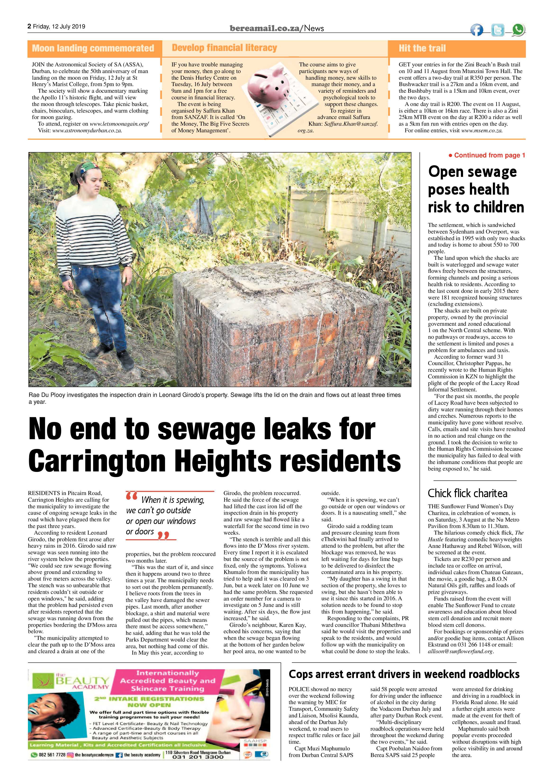 Berea Mail 12 July 2019 page 2