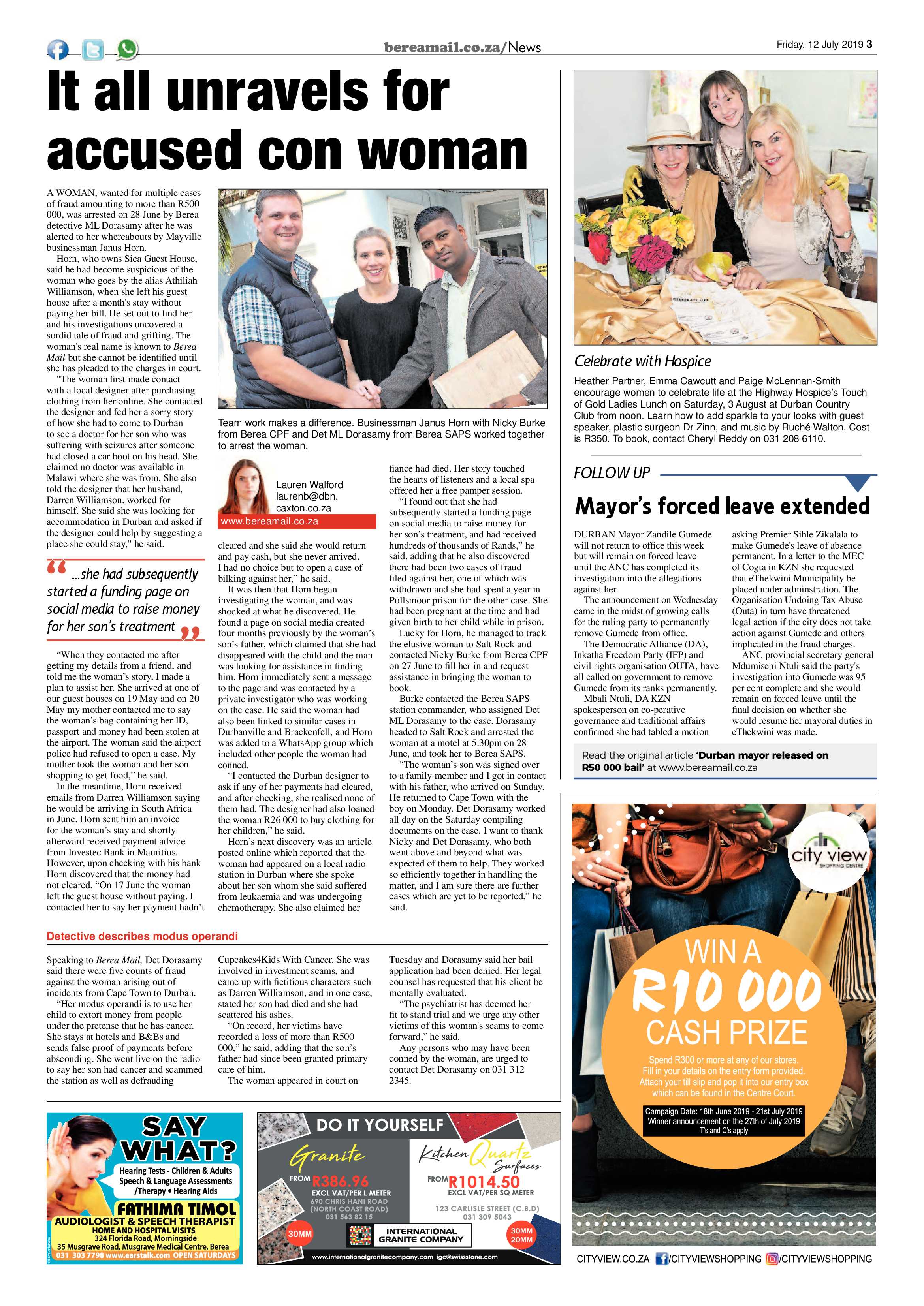 Berea Mail 12 July 2019 page 3