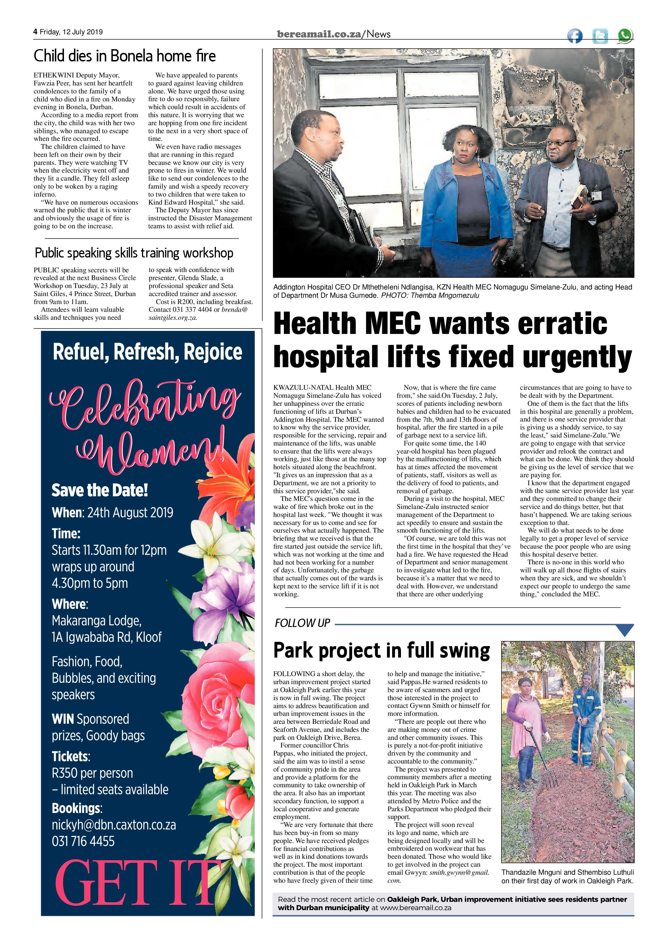 Berea Mail 12 July 2019 page 4