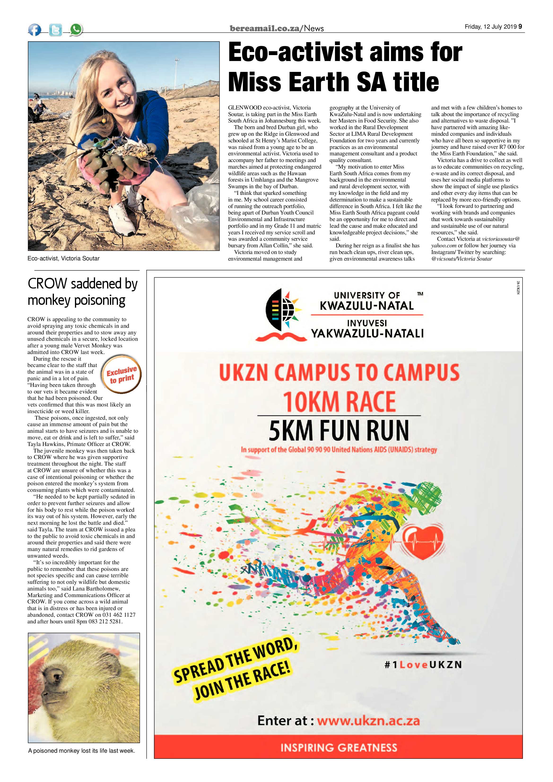 Berea Mail 12 July 2019 page 9