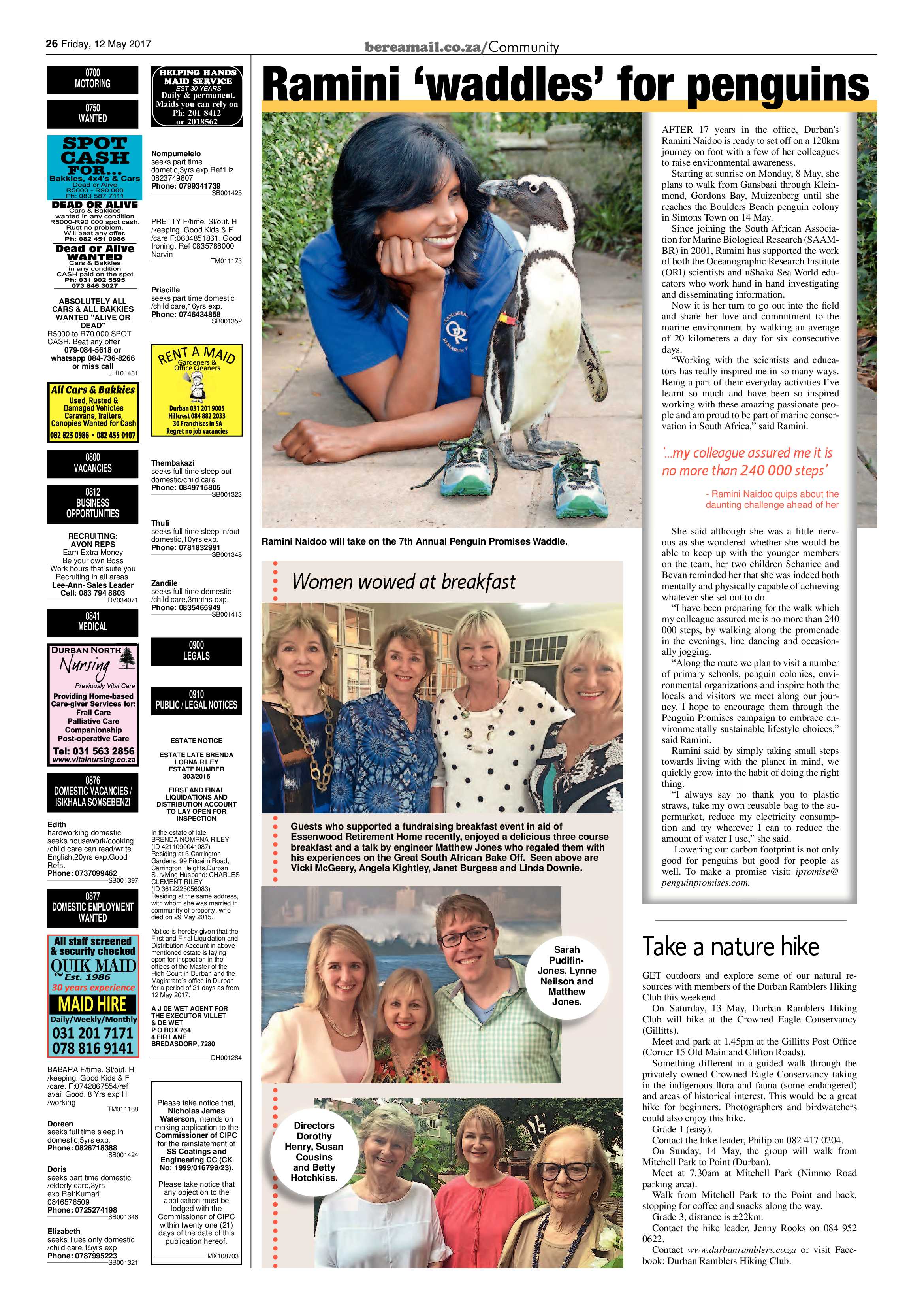 Berea Mail 12 May 2017 page 26