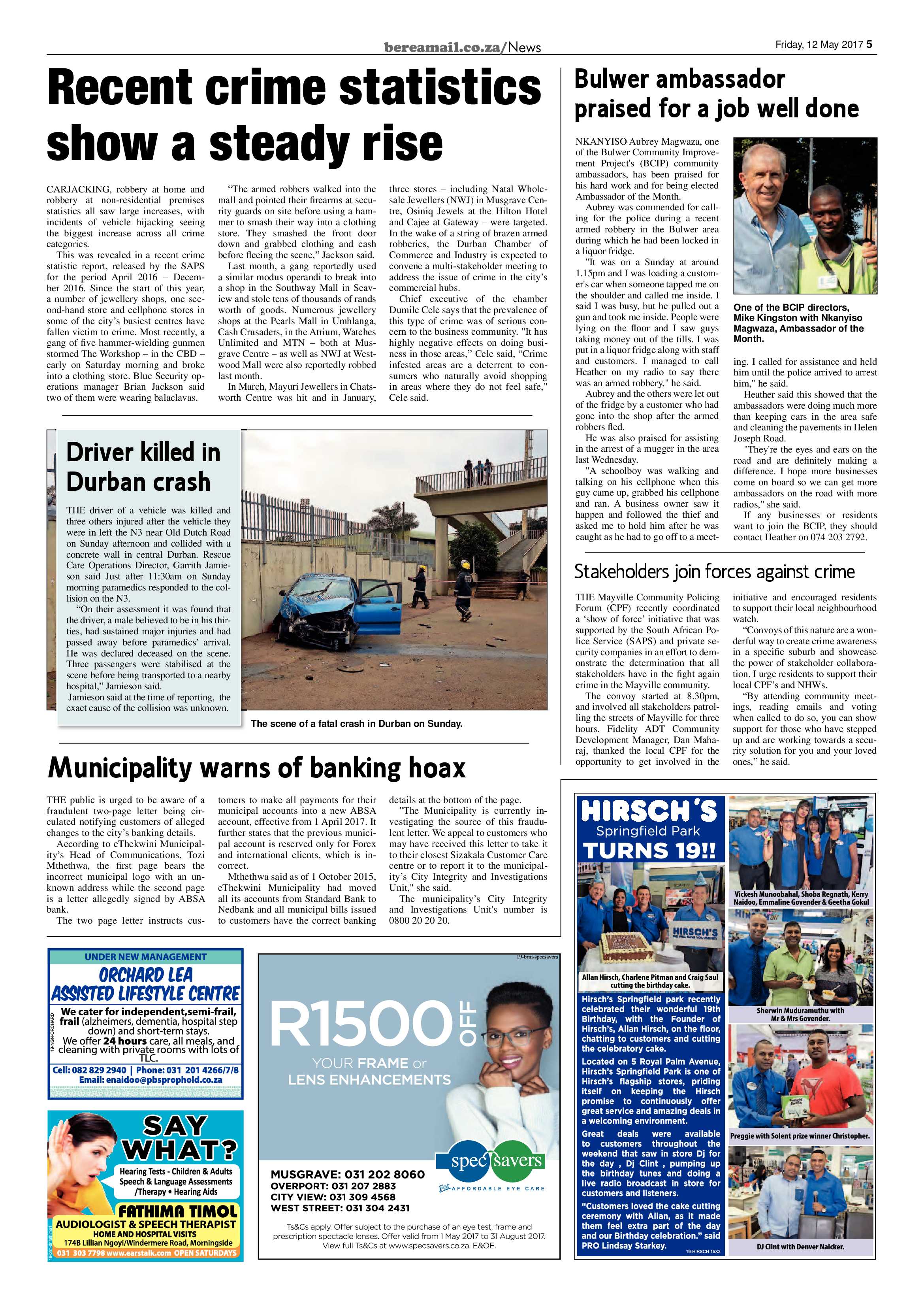 Berea Mail 12 May 2017 page 5