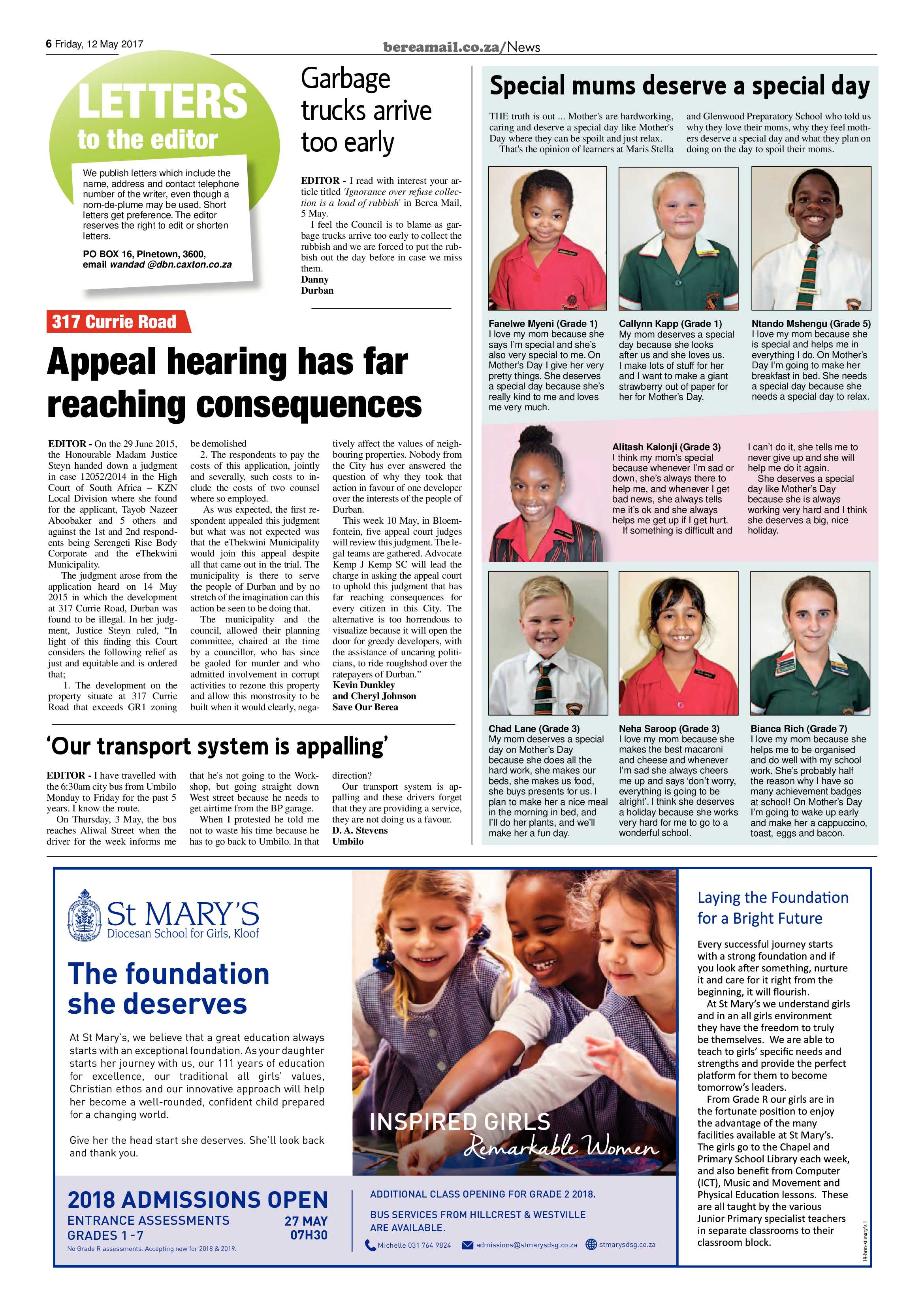 Berea Mail 12 May 2017 page 6