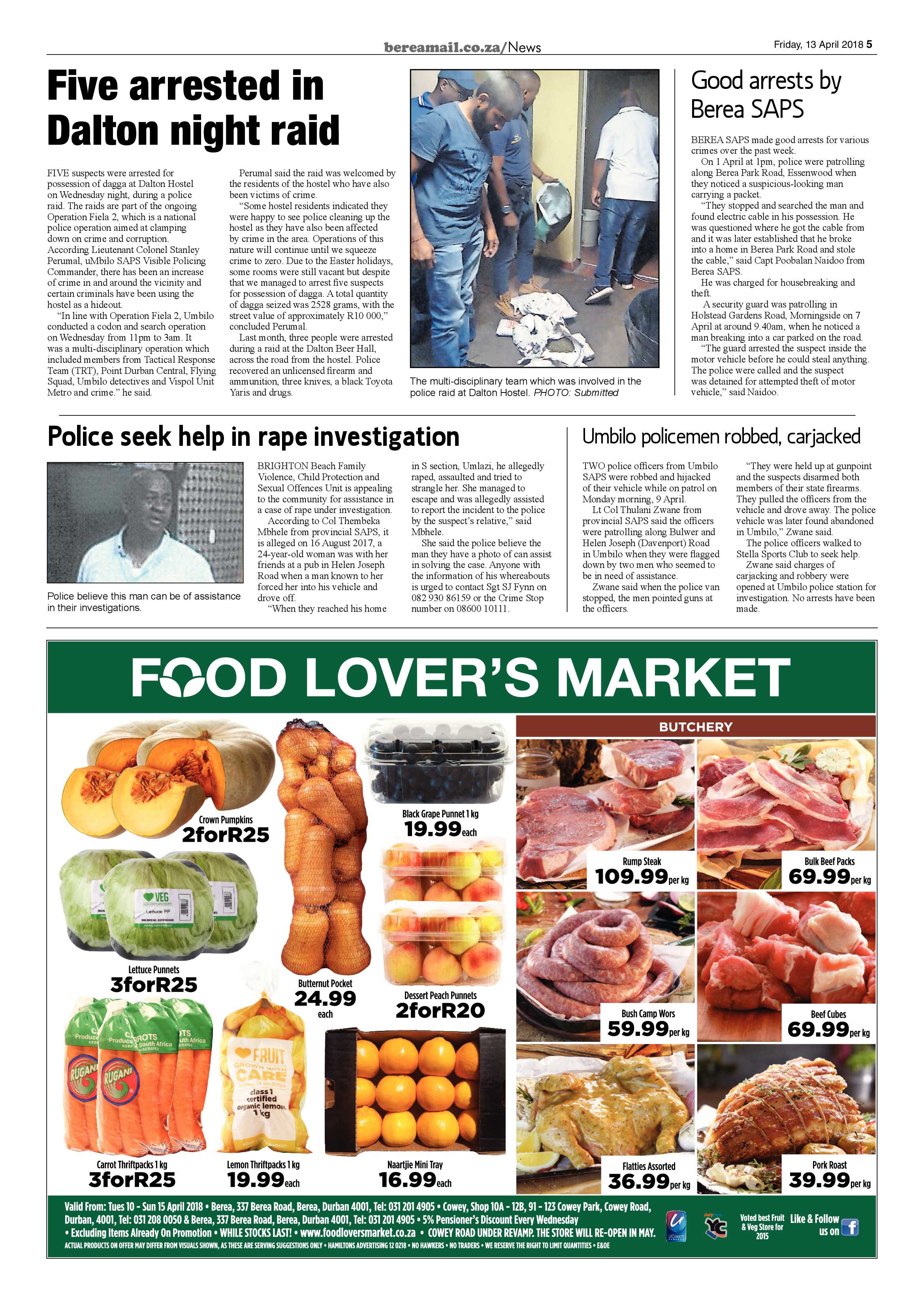 Berea Mail 13 April 2018 page 5