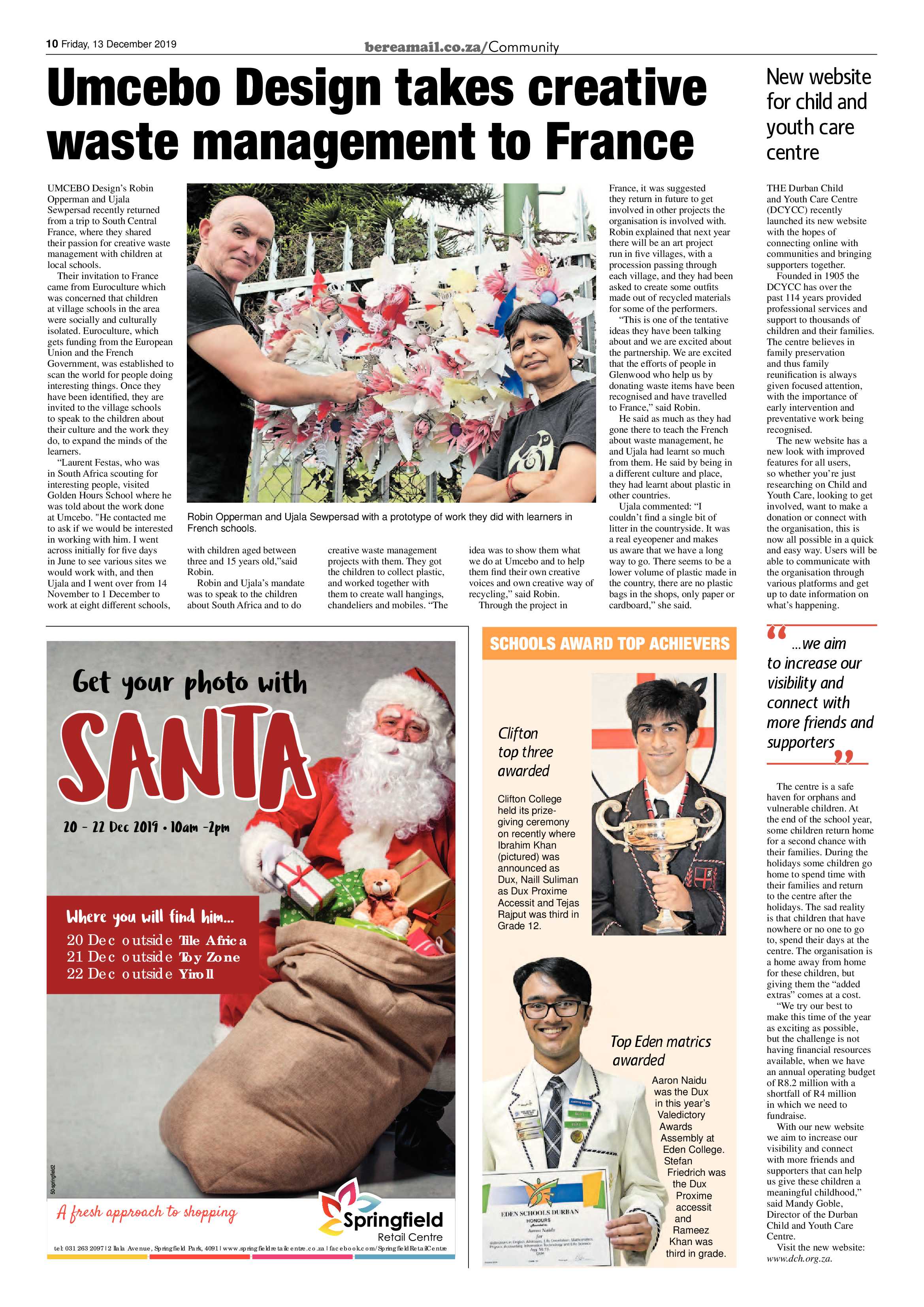Berea Mail 13 December 2019 page 10