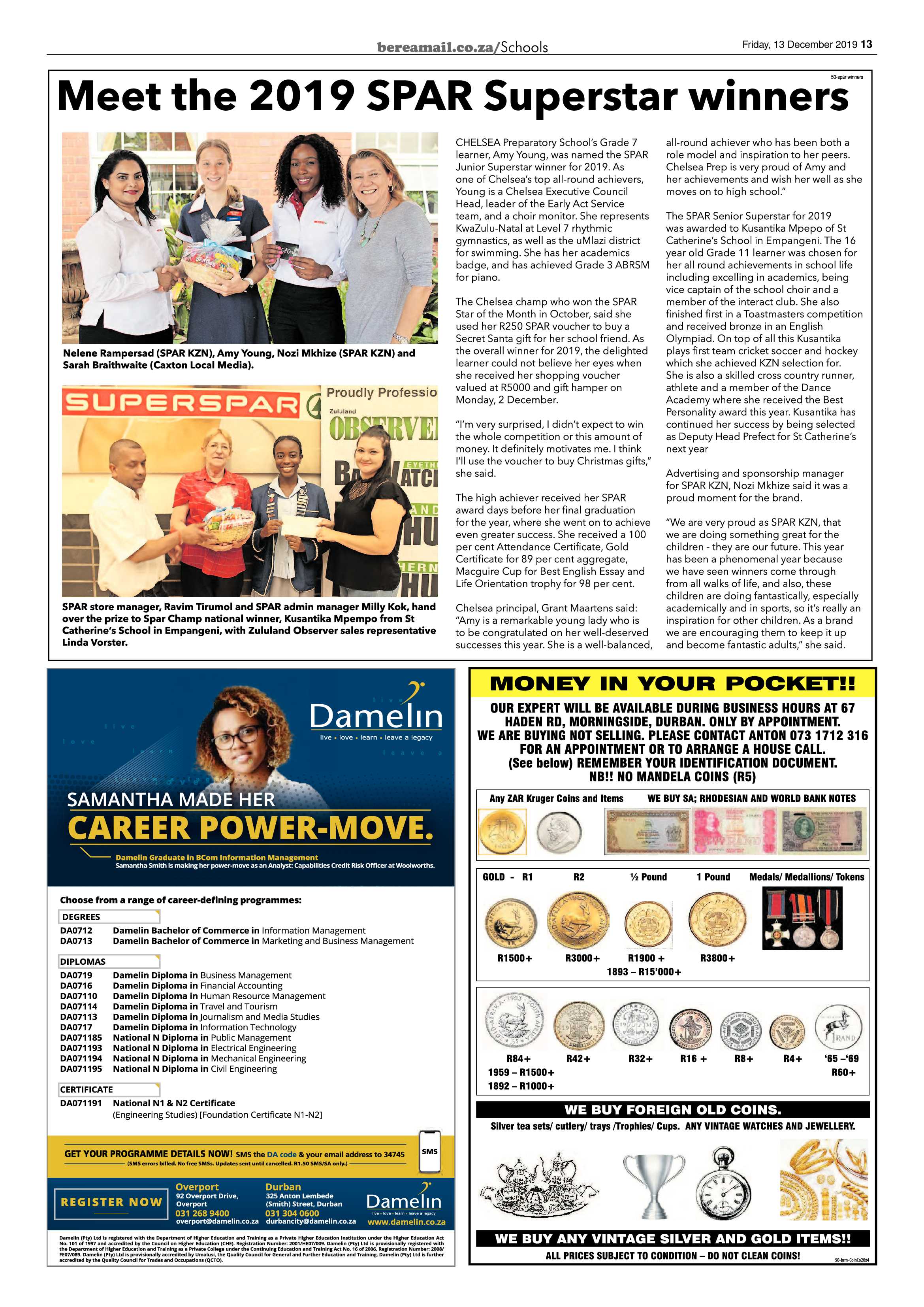 Berea Mail 13 December 2019 page 13