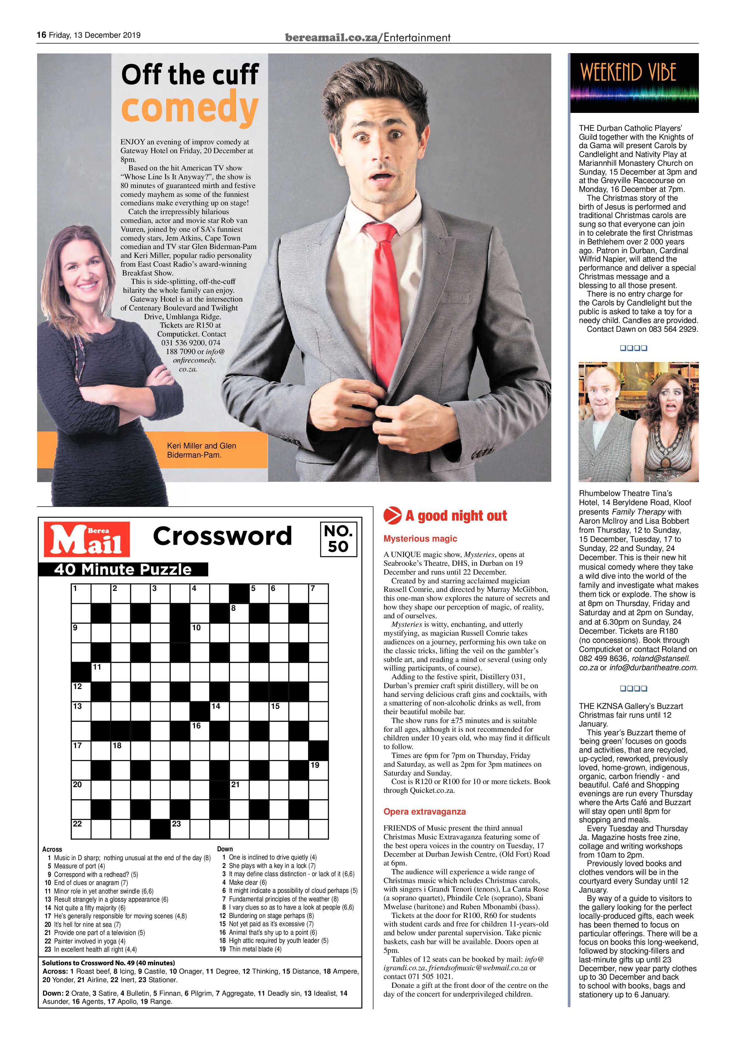 Berea Mail 13 December 2019 page 16