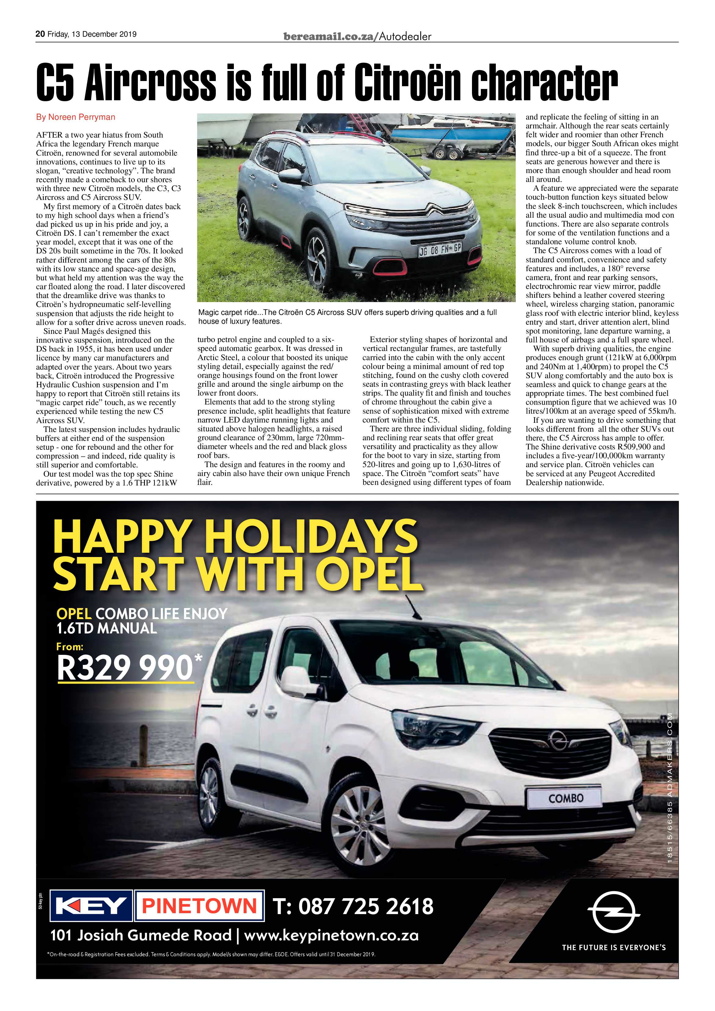 Berea Mail 13 December 2019 page 20