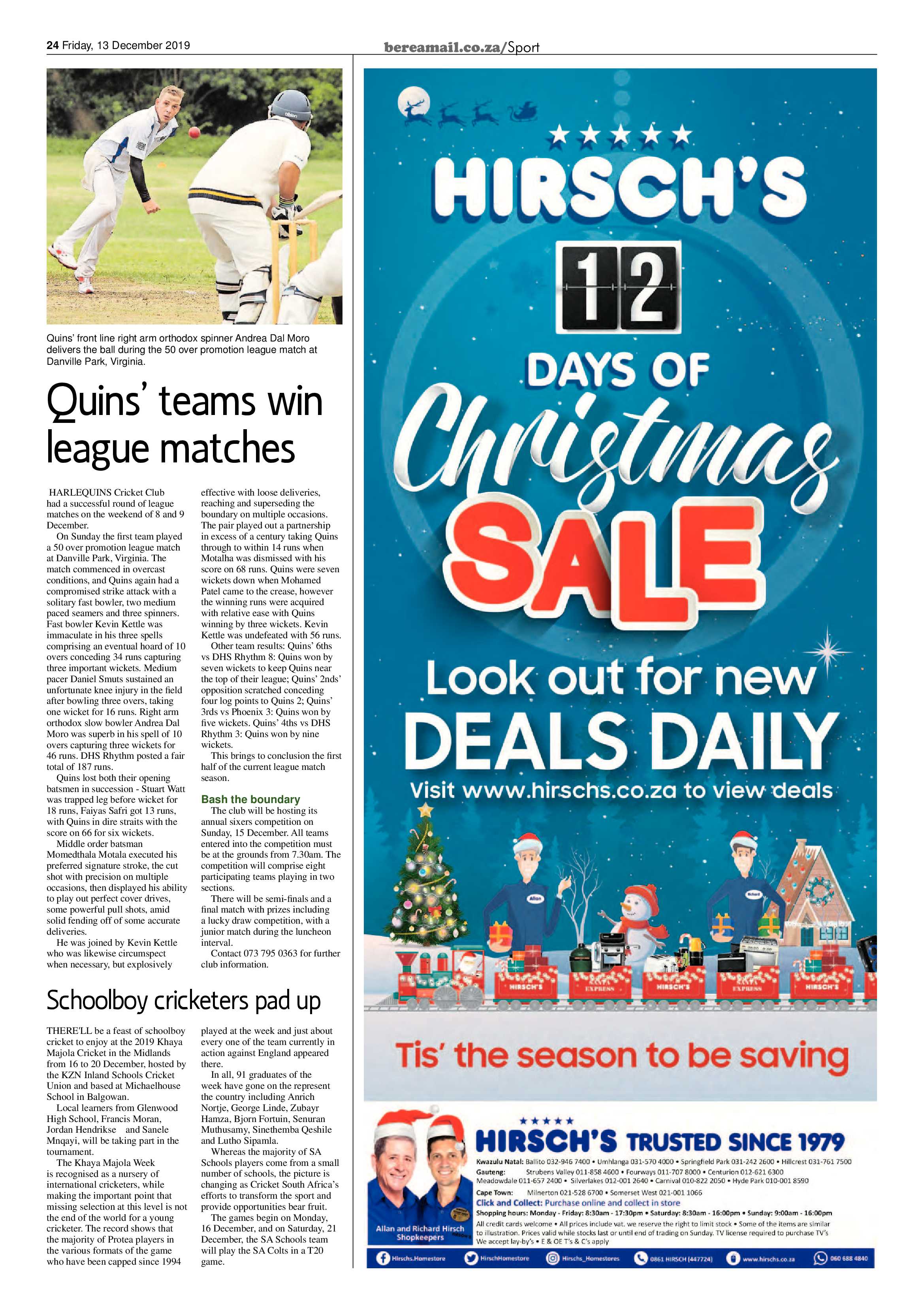 Berea Mail 13 December 2019 page 24