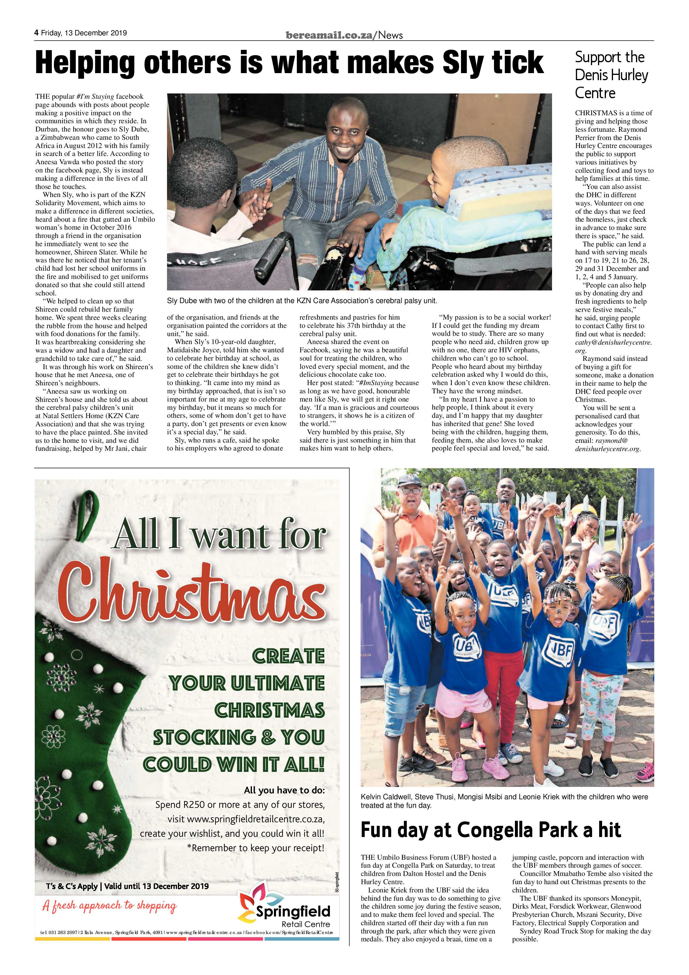 Berea Mail 13 December 2019 page 4