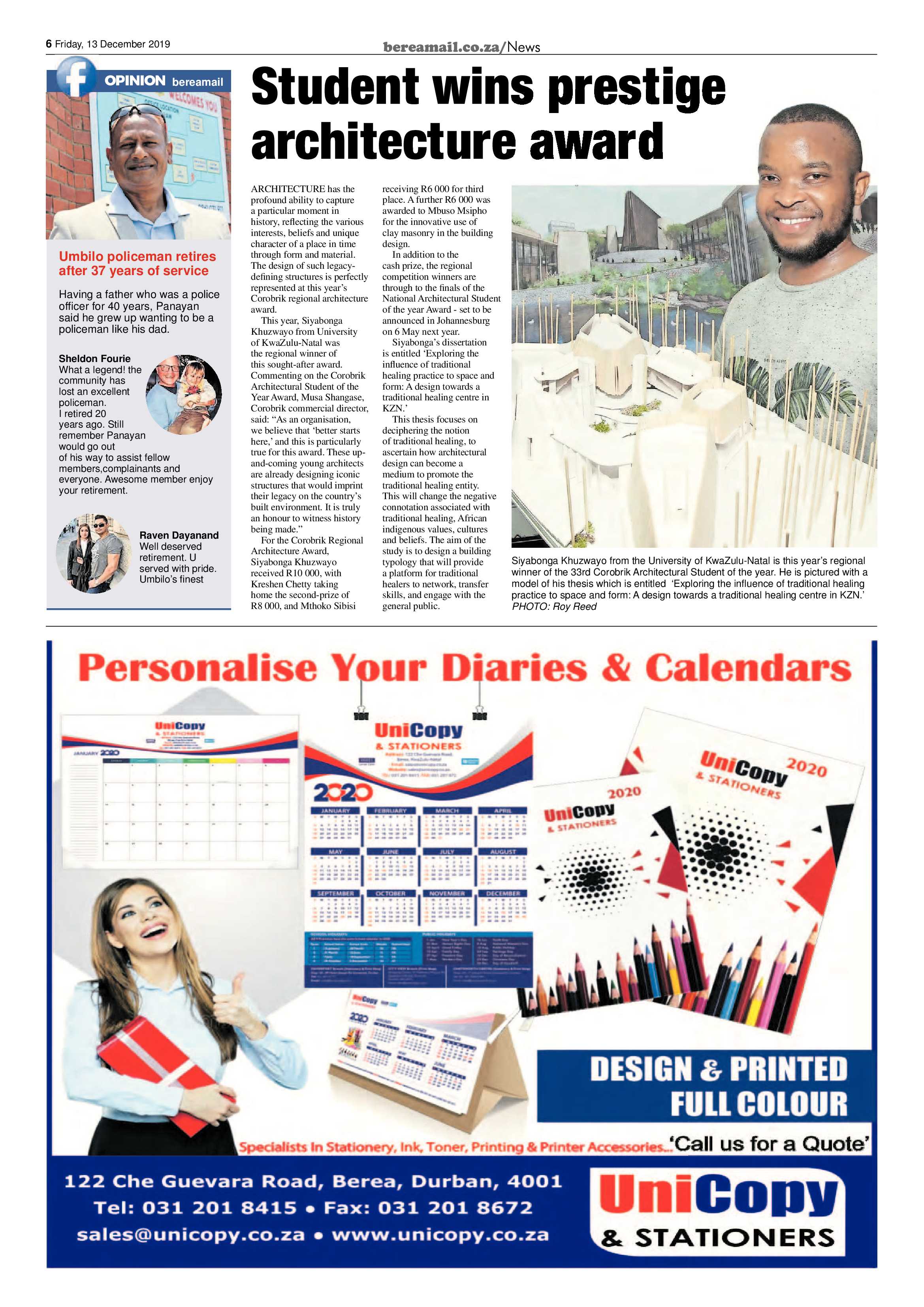 Berea Mail 13 December 2019 page 6