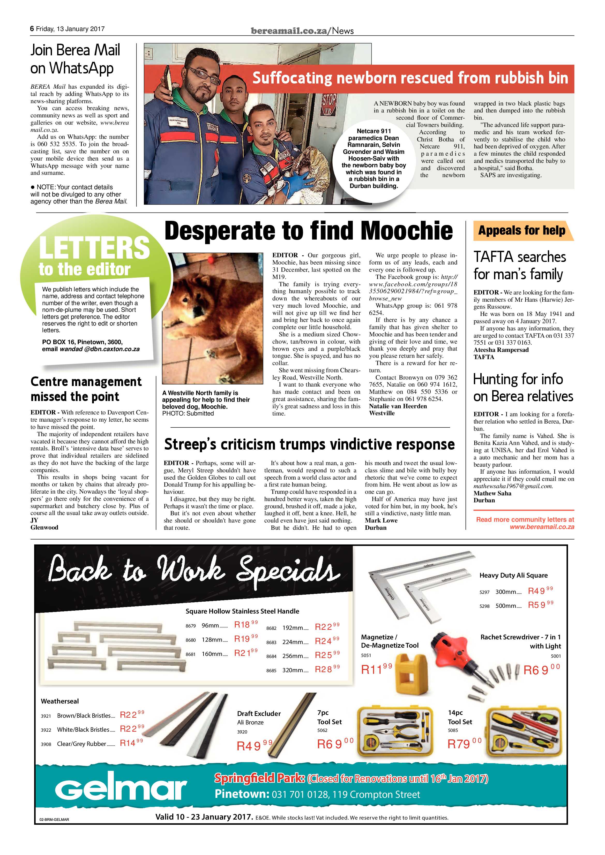 Berea Mail 13 January 2017 page 6