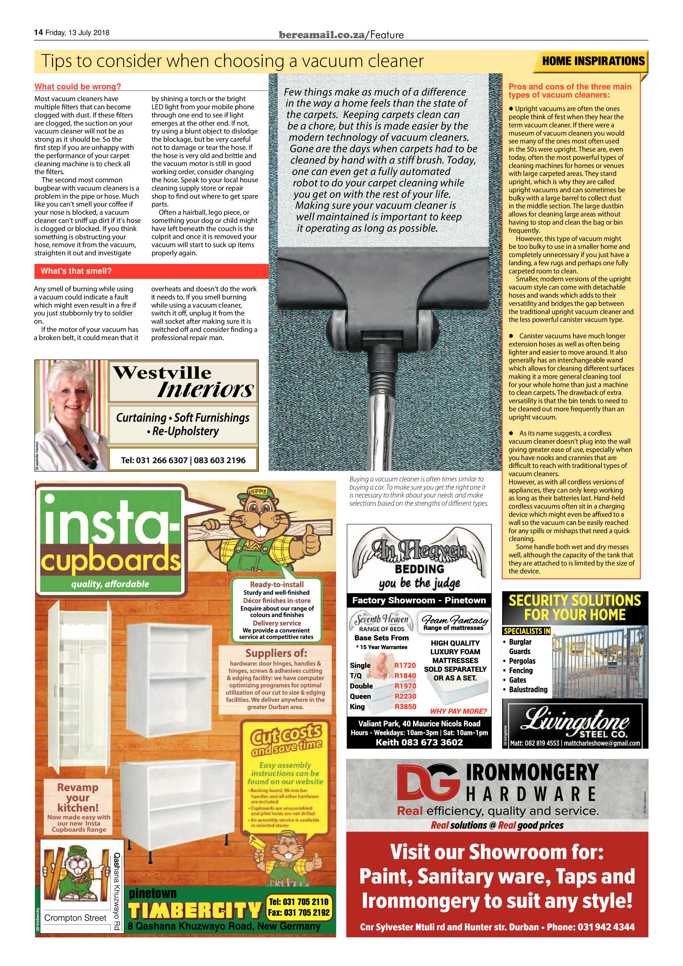 Berea Mail 13 July 2018 page 14