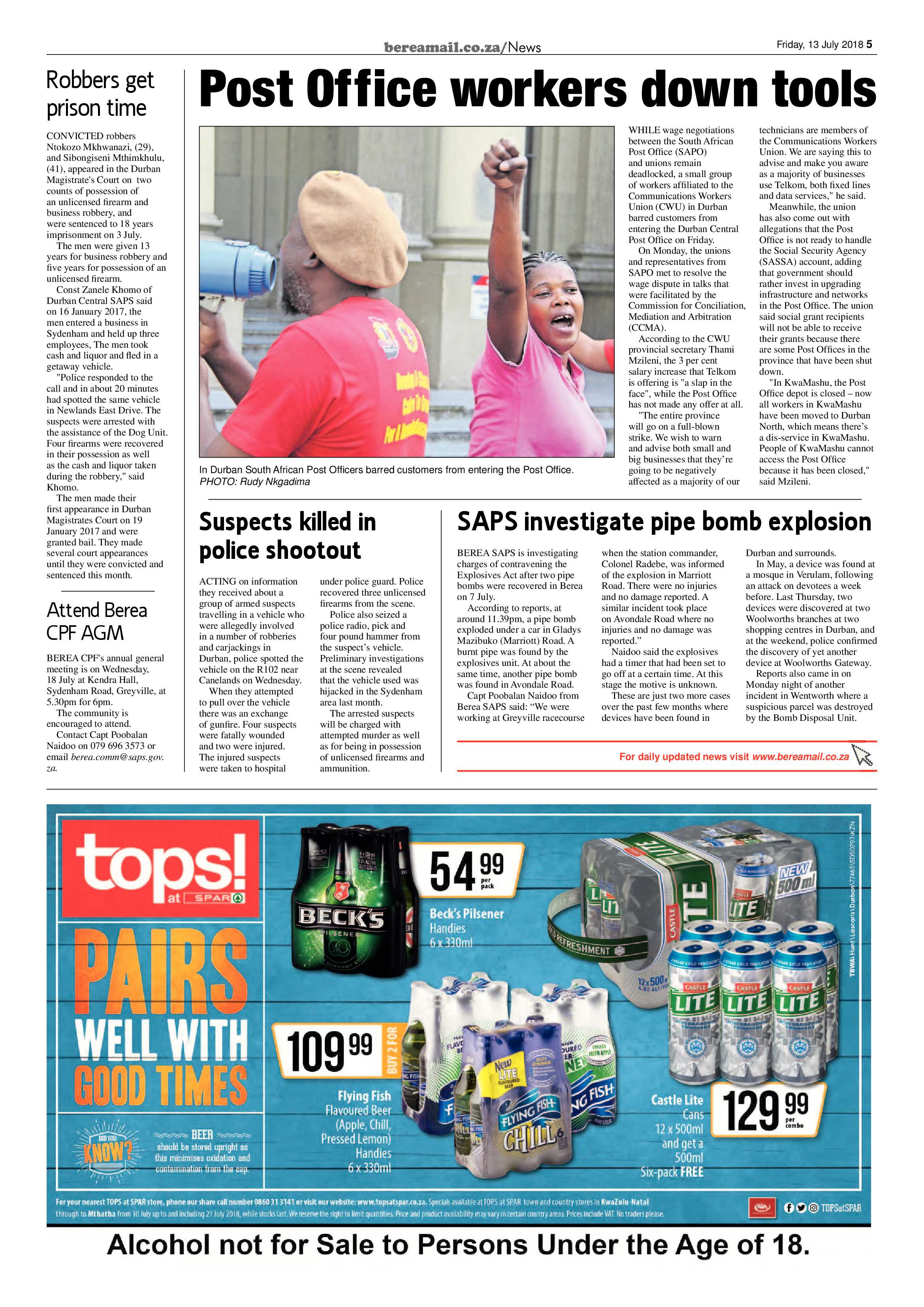 Berea Mail 13 July 2018 page 5