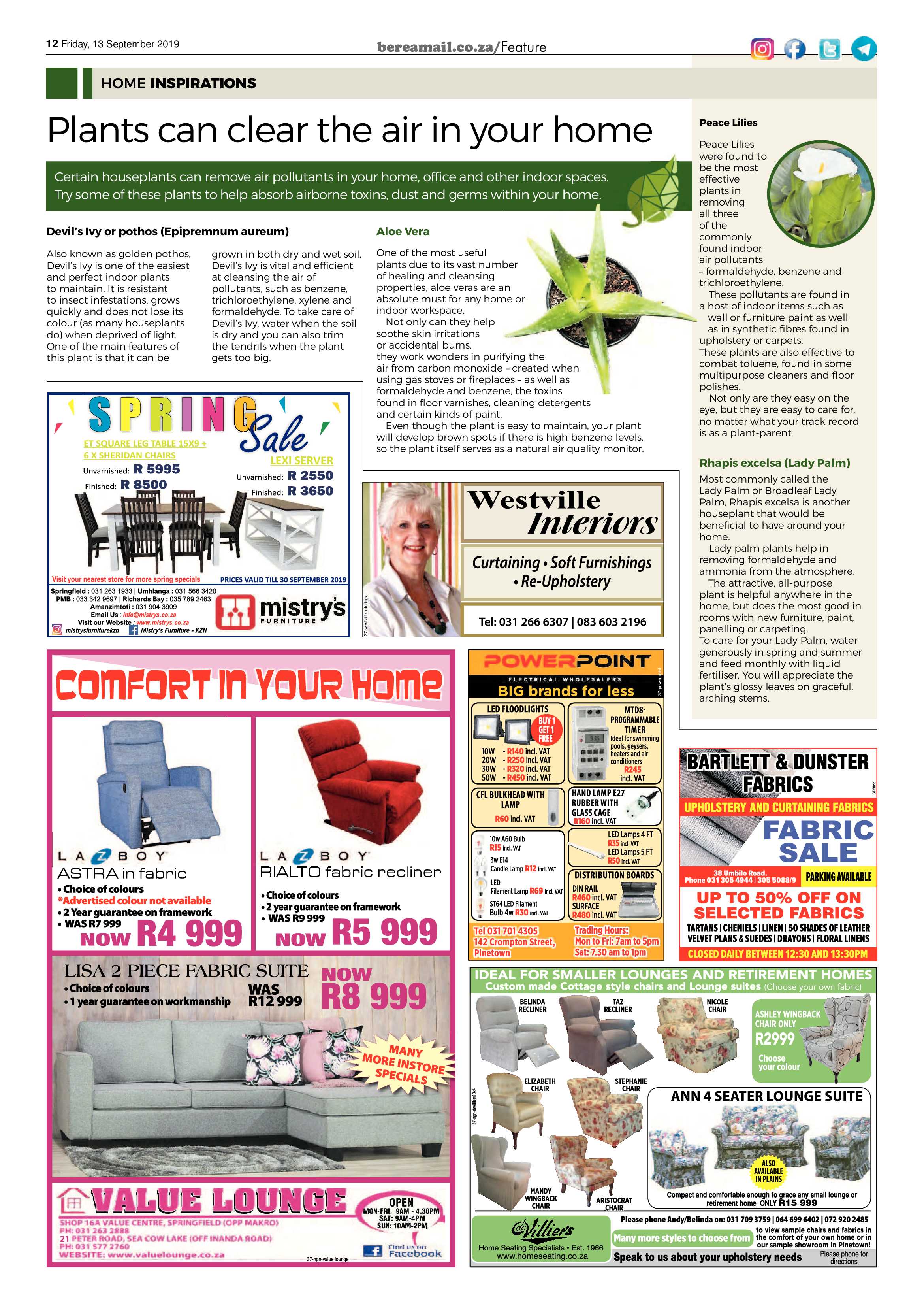 Berea Mail 13 September 2019 page 12