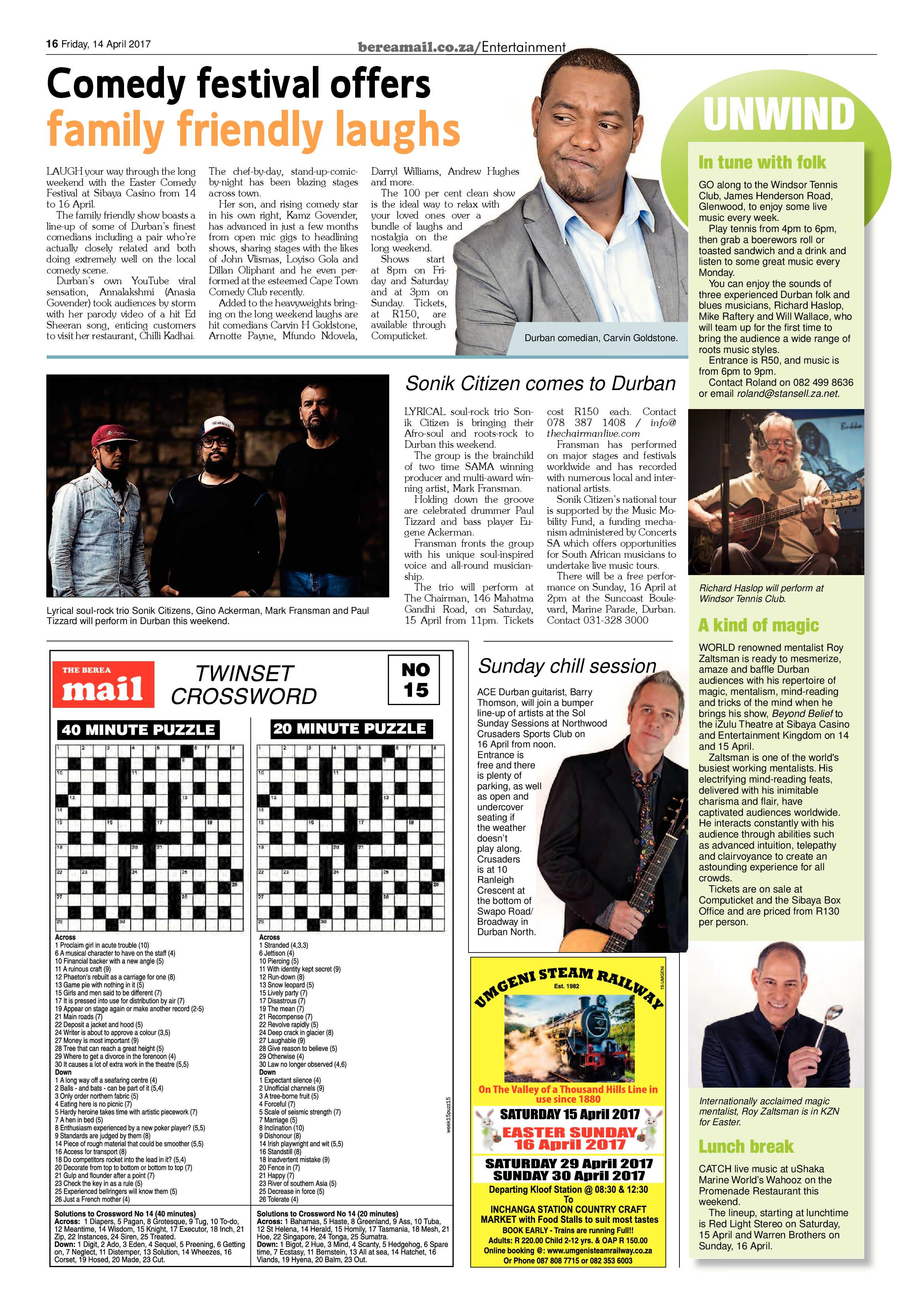 Berea Mail 14 April 2017 page 16