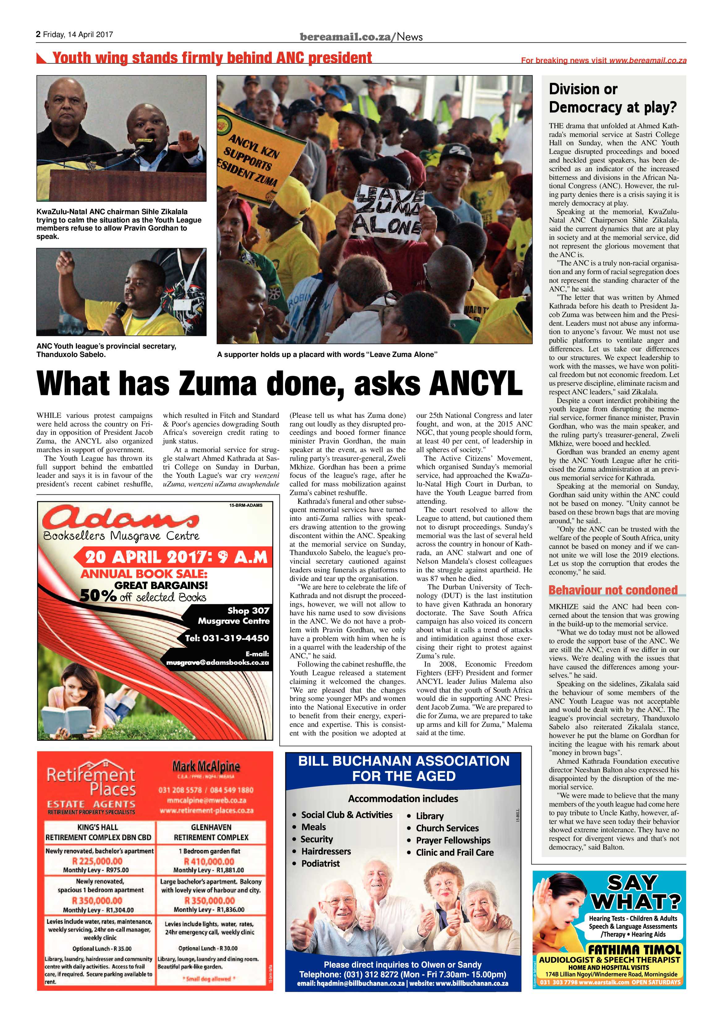 Berea Mail 14 April 2017 page 2