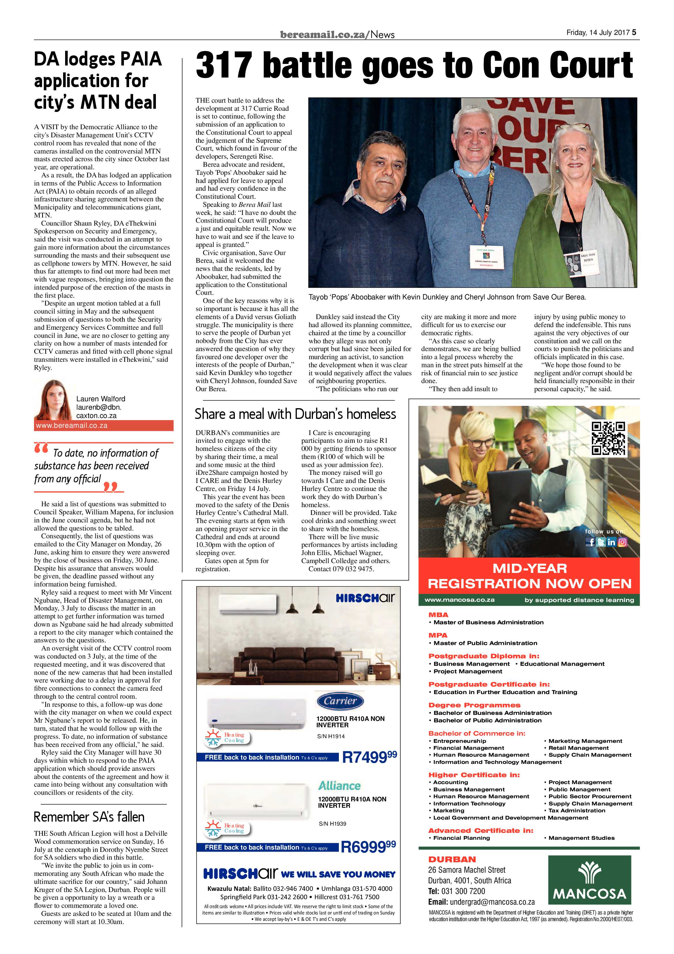 Berea Mail 14 July 2017 page 5