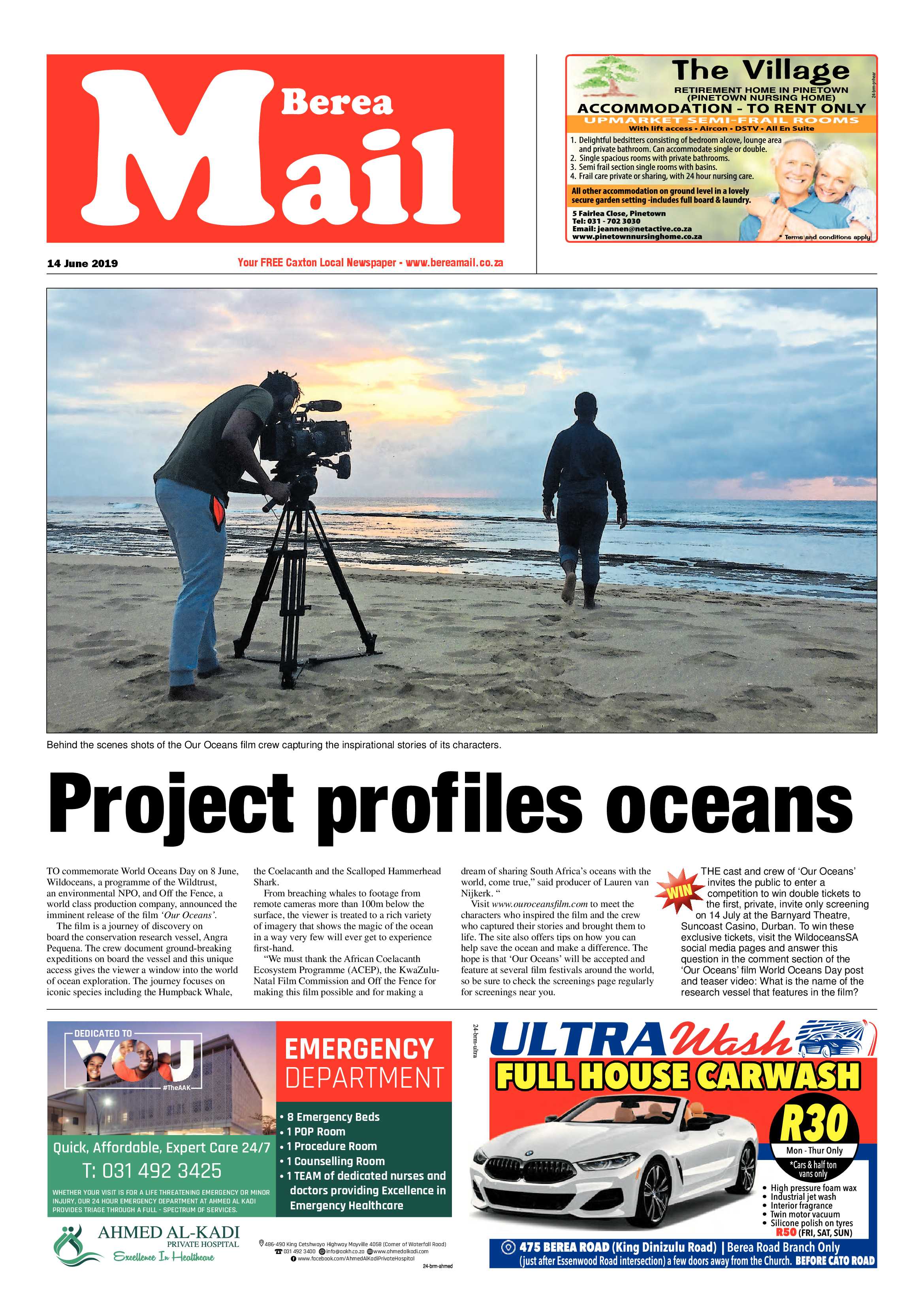 Berea Mail 14 June 2019 page 1