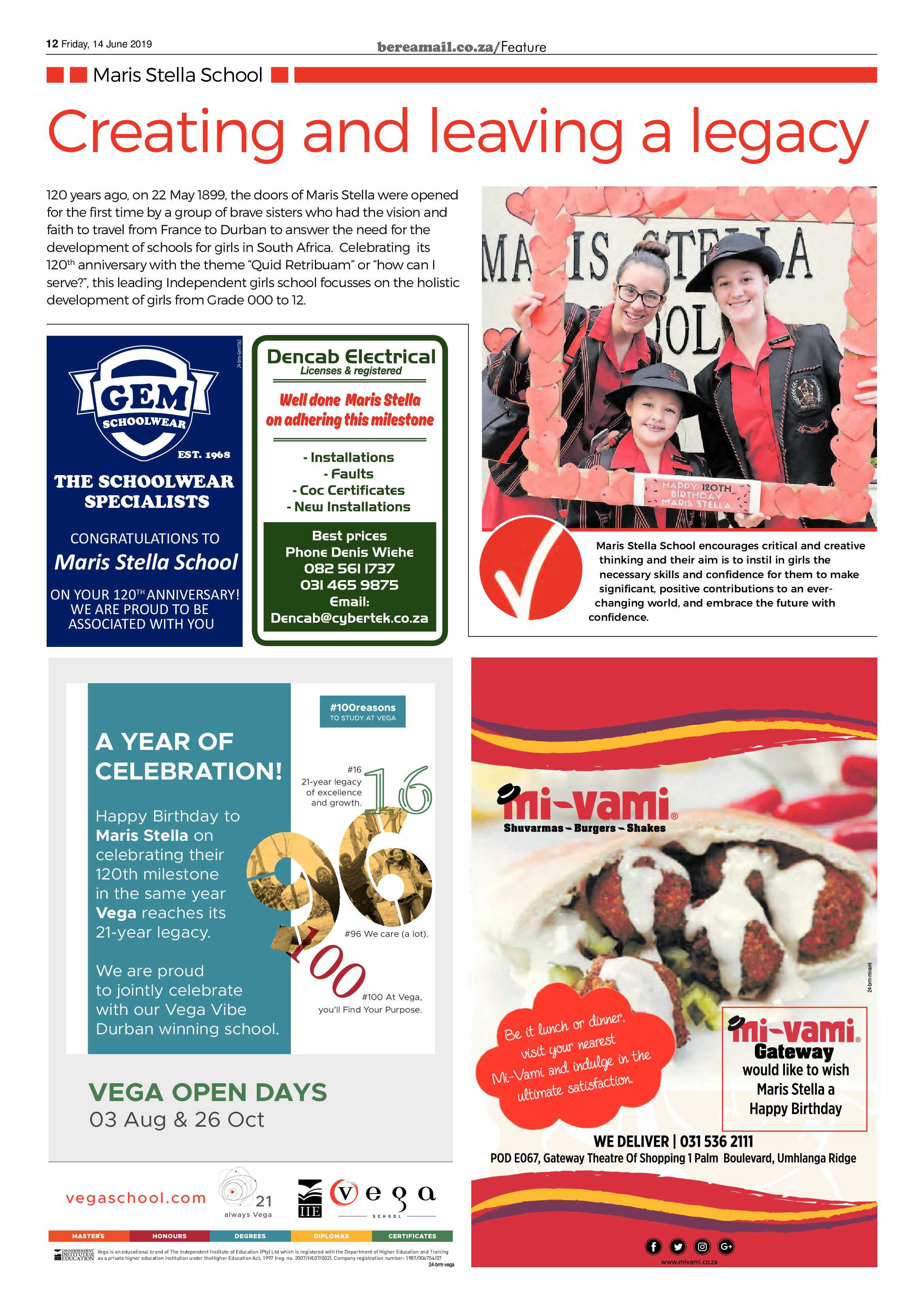 Berea Mail 14 June 2019 page 12