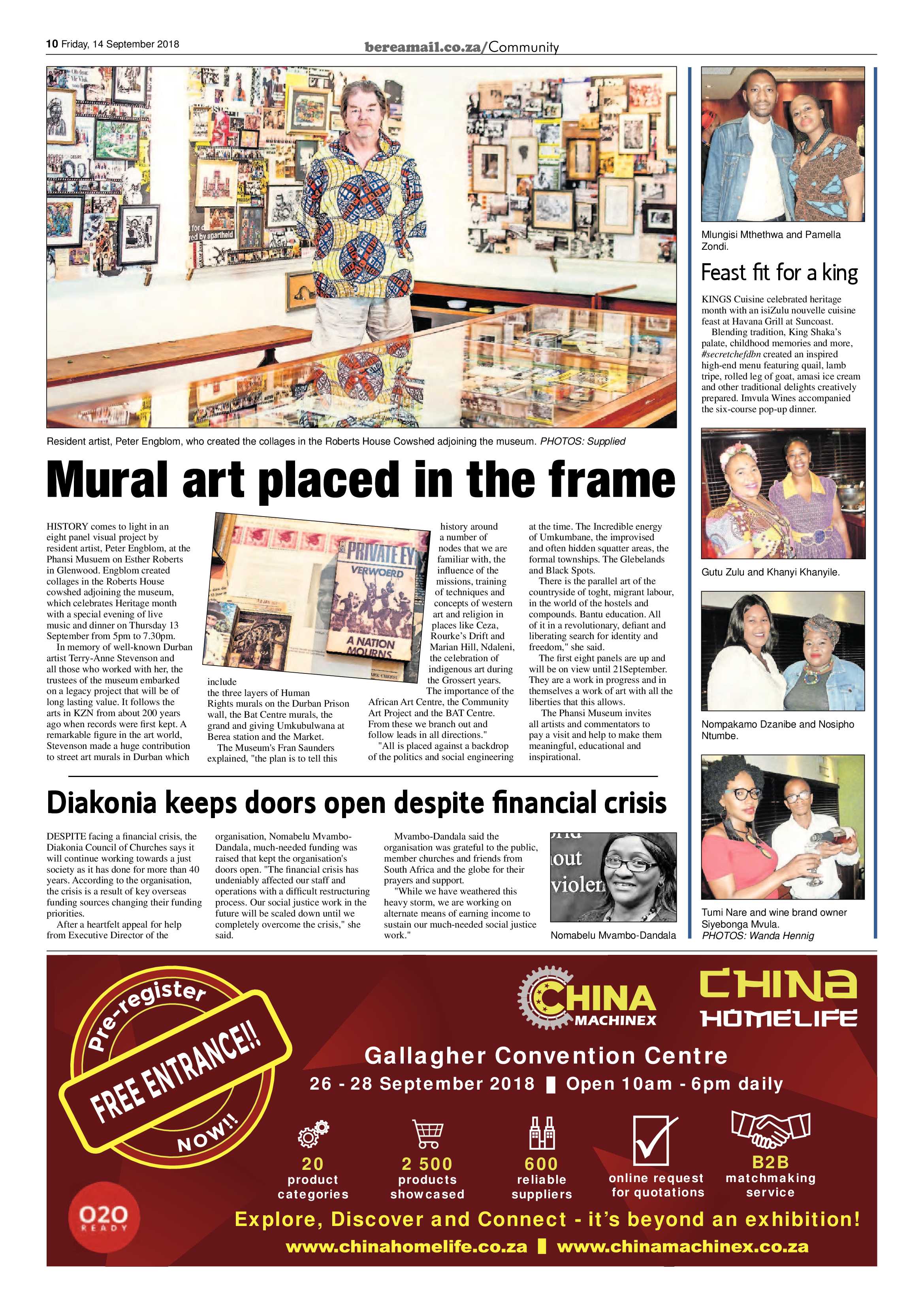 Berea Mail 14 September 2018 page 10