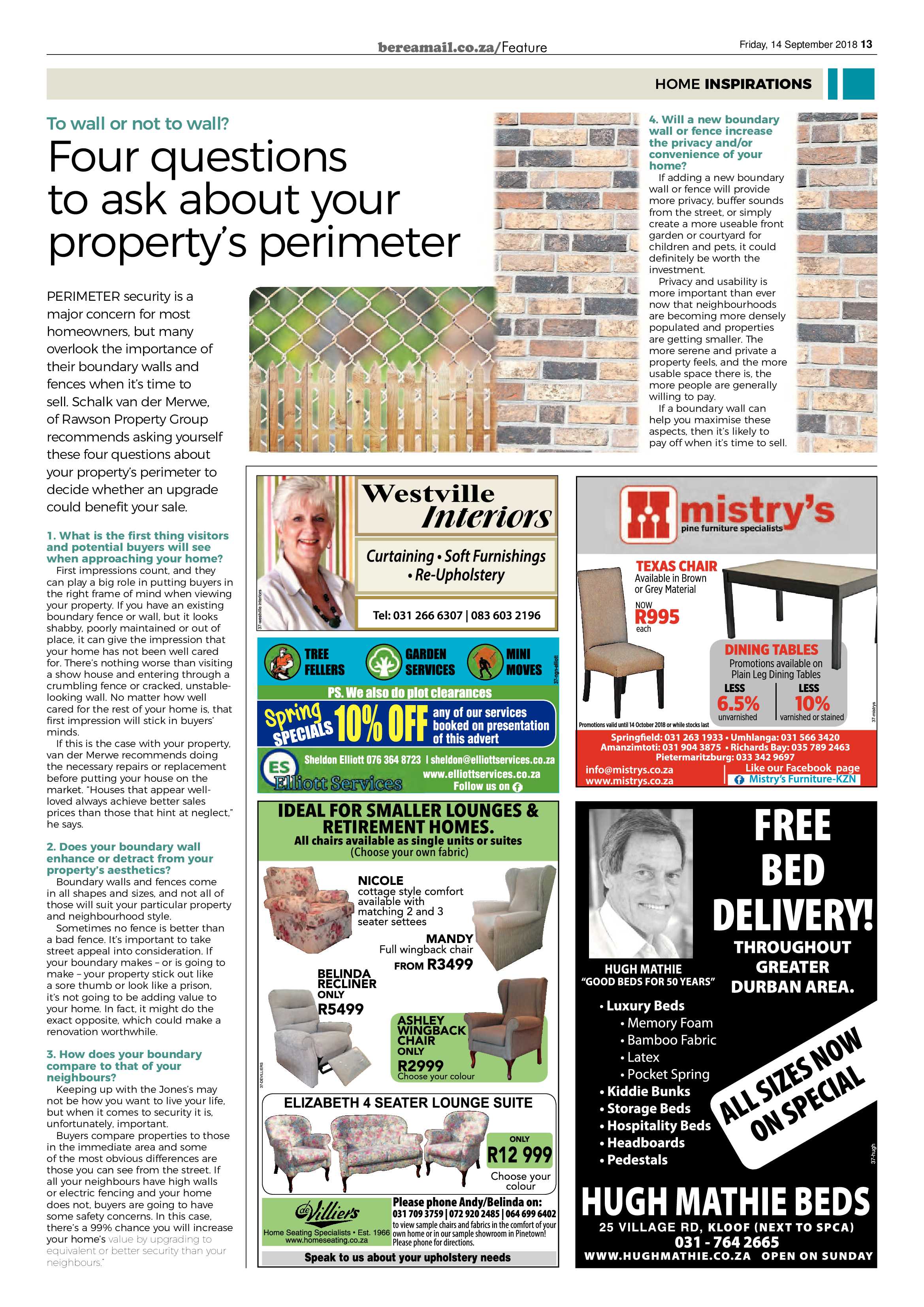 Berea Mail 14 September 2018 page 13